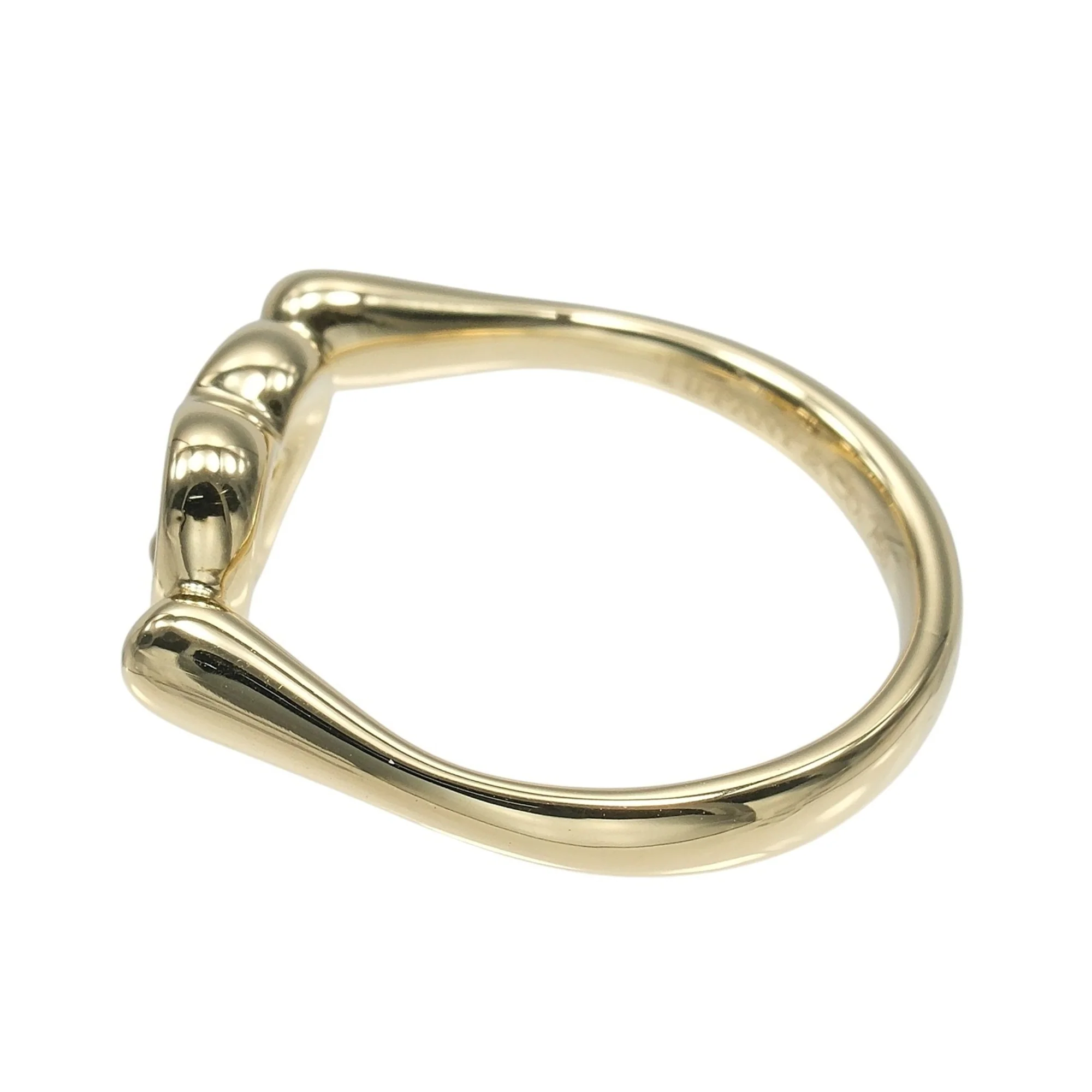 Open Heart Ring 18K Yellow Gold - Image 7