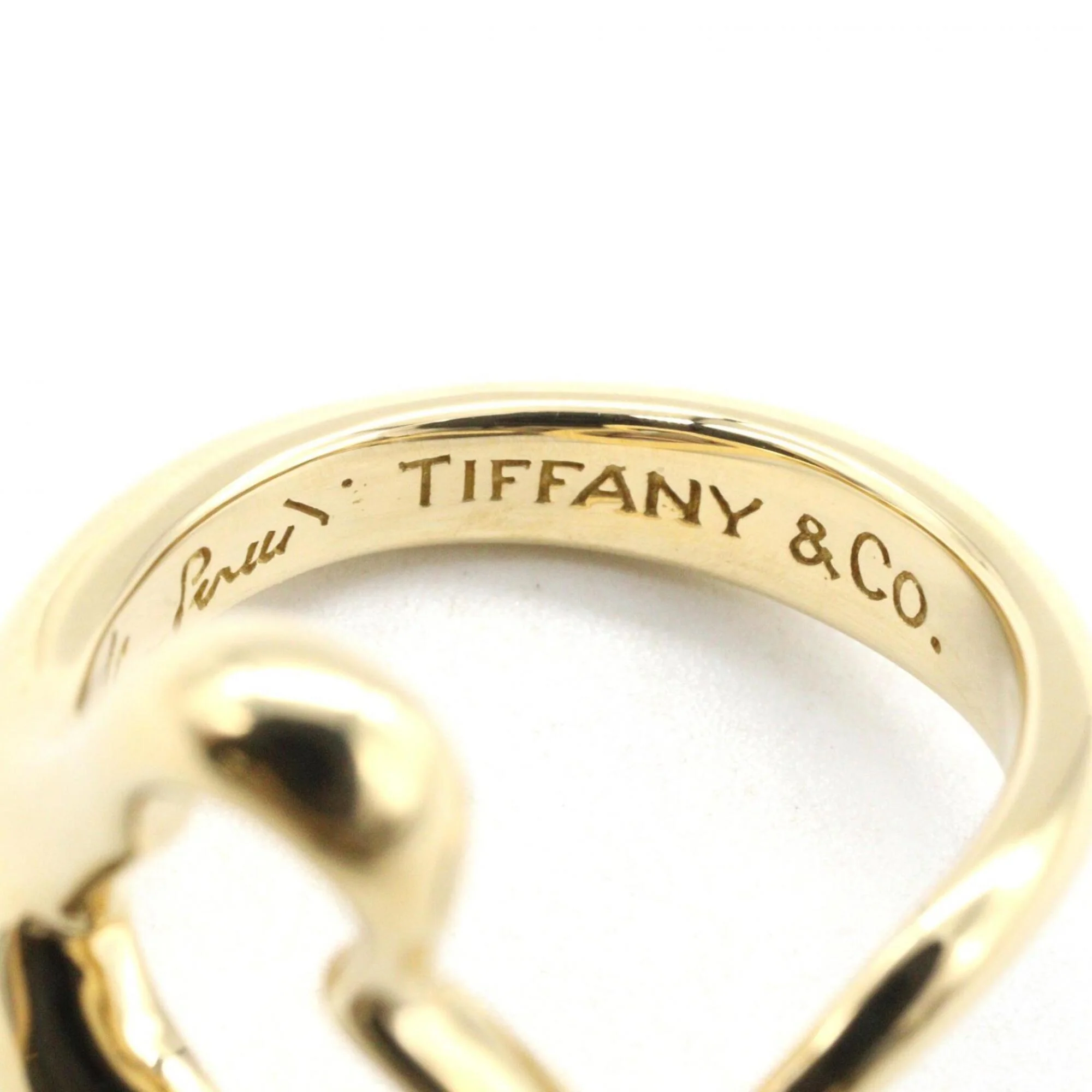 Open Heart Ring 18K Yellow Gold - Image 4
