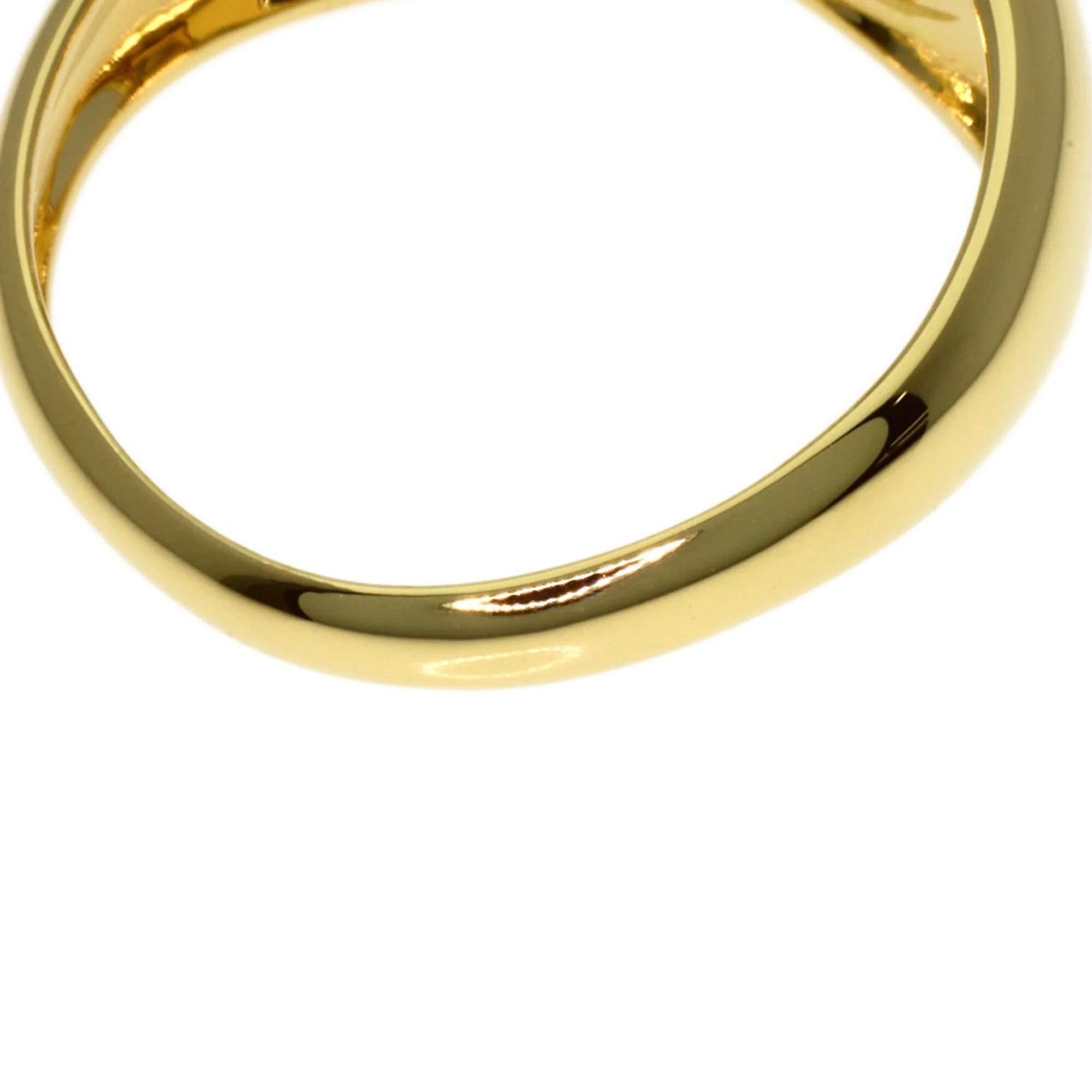 Open Heart Ring 18K Yellow Gold - Image 8