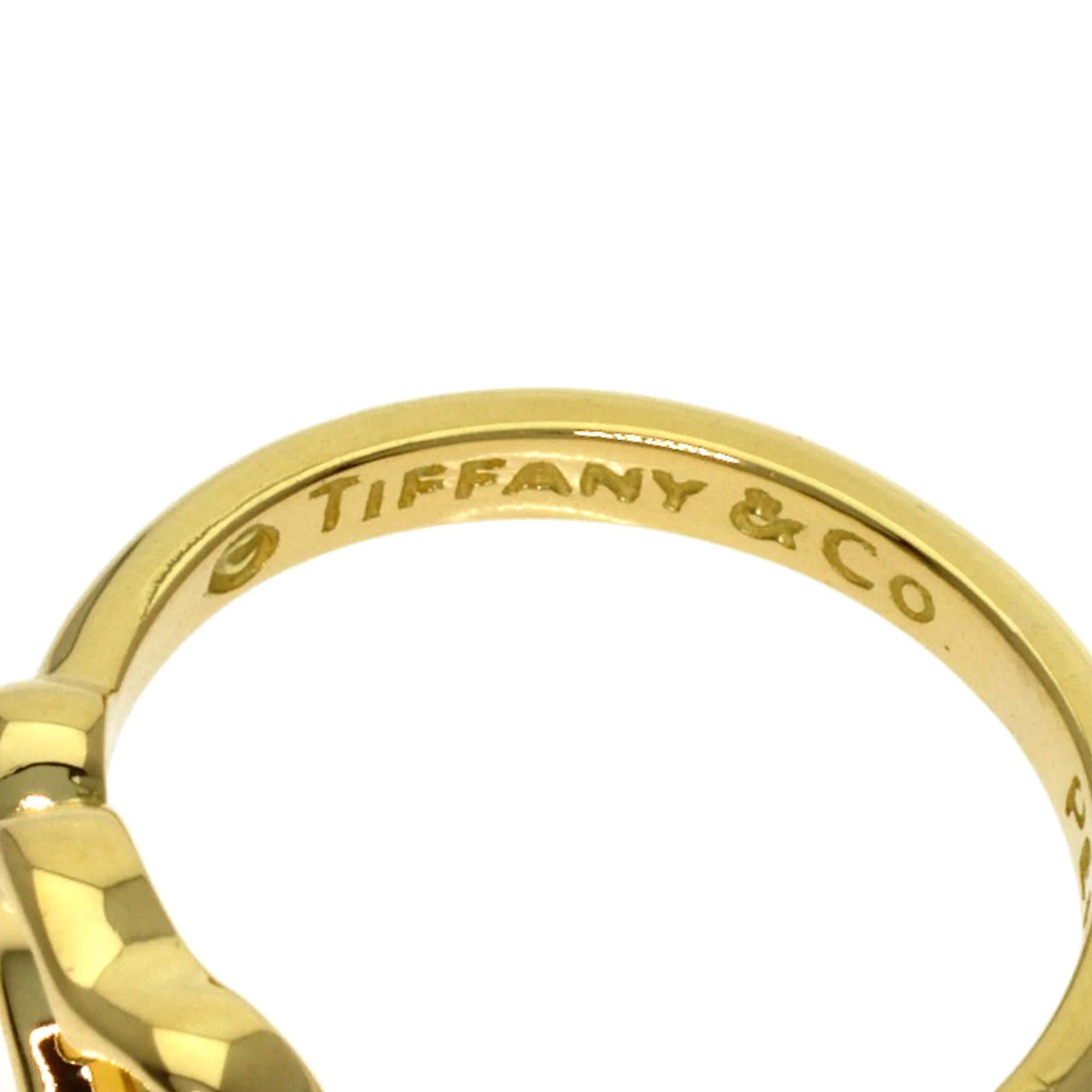 Open Heart Ring 18K Yellow Gold - Image 6