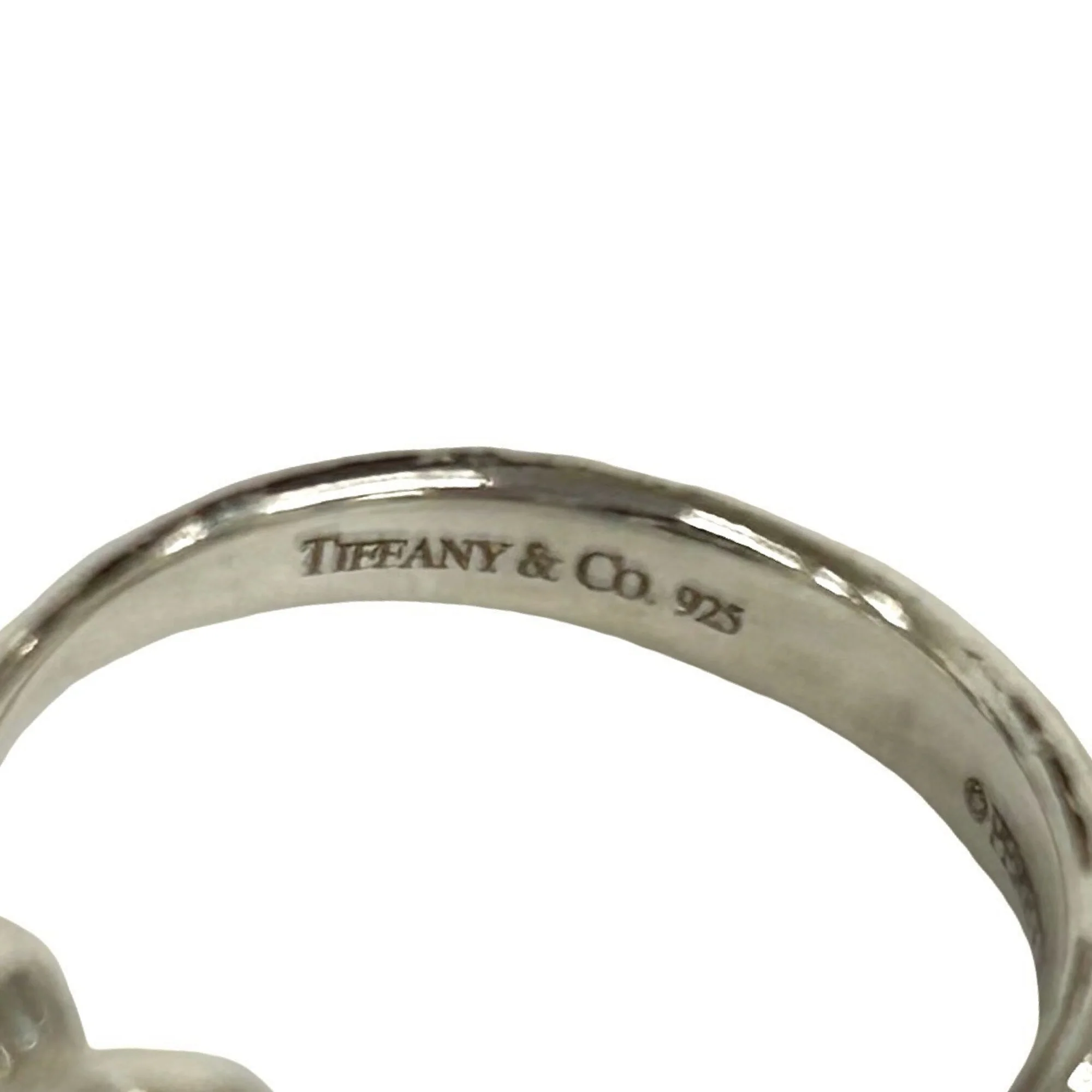 Open Heart Ring Sterling Silver - Image 3