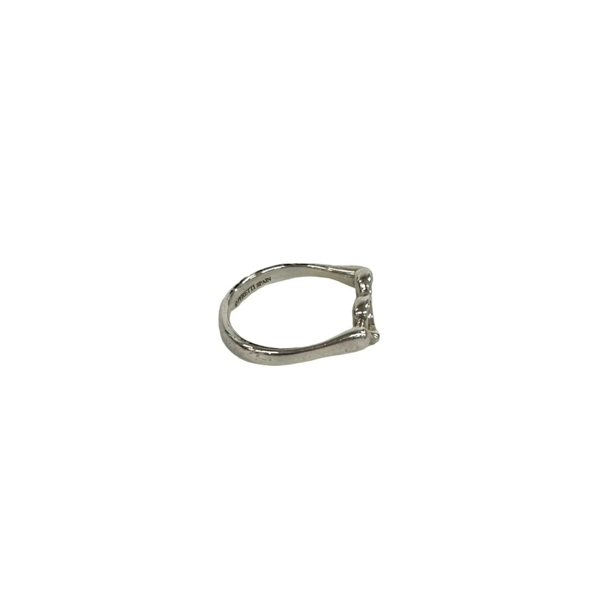 Open Heart Ring Sterling Silver - Image 6