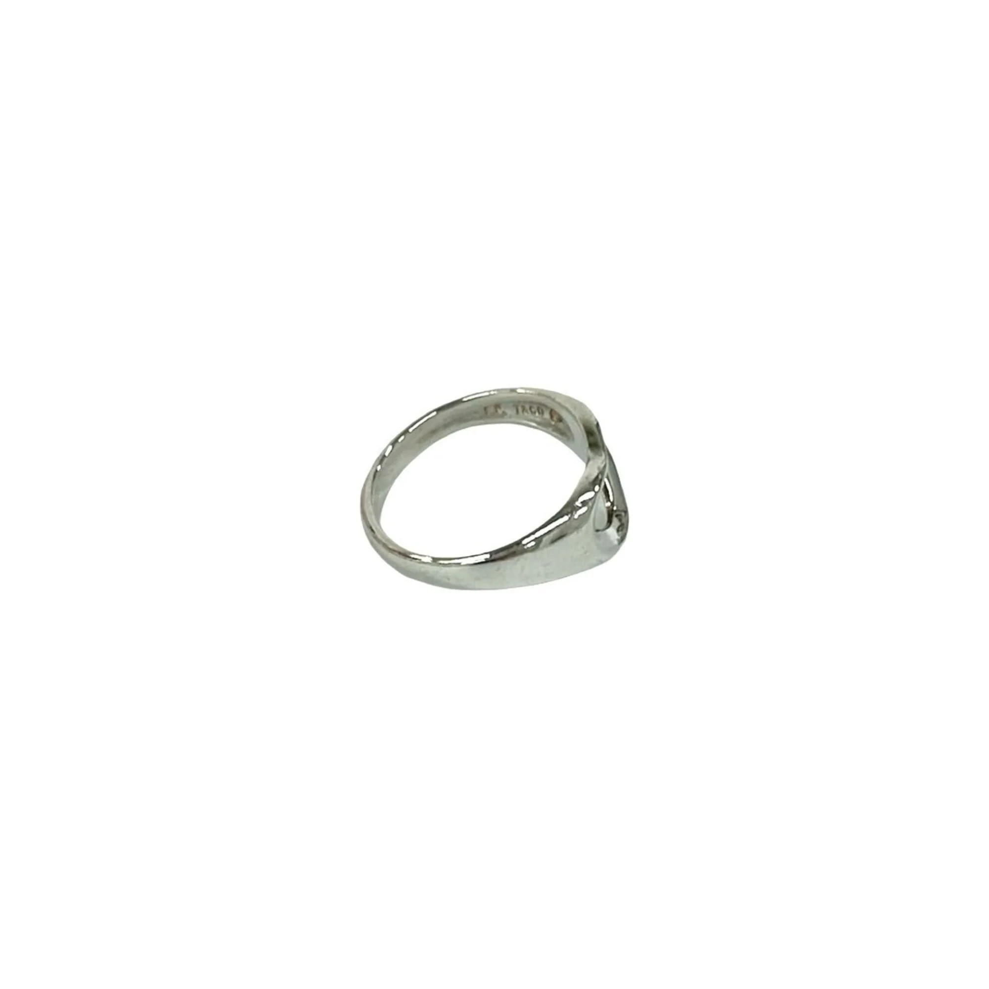 Open Heart Ring Sterling Silver - Image 6