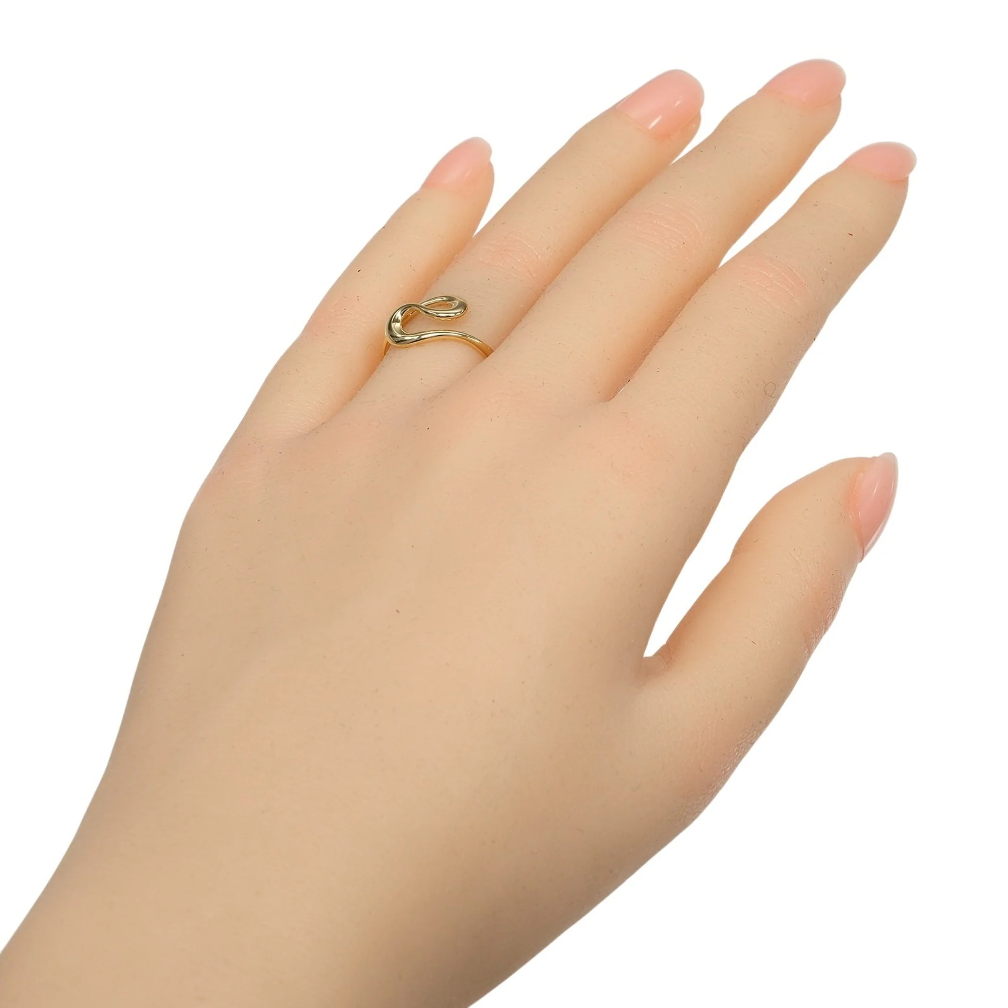 Open Wave Ring 18K Yellow Gold - Image 2