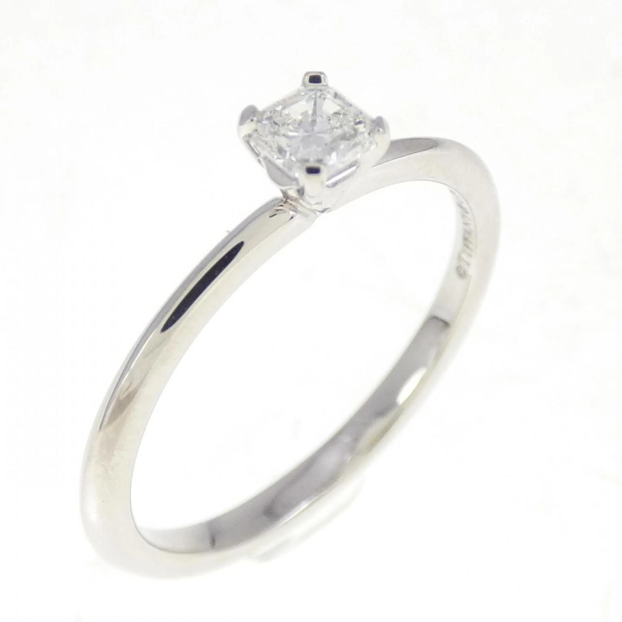 Princess Ring Platinum with Diamond