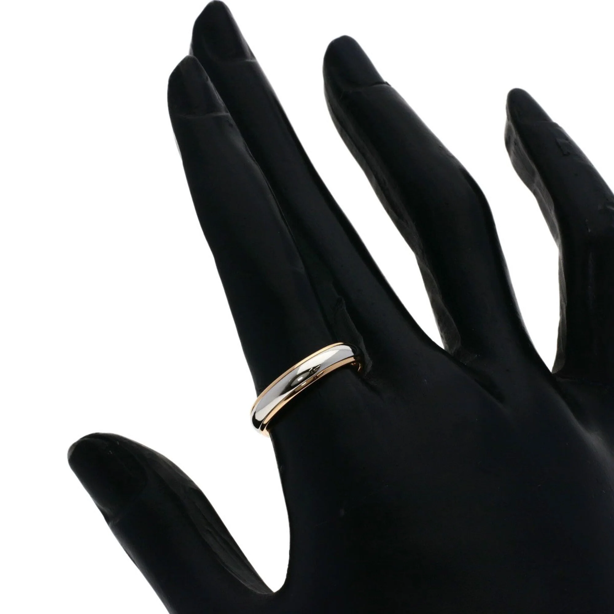 Ring 18K Rose Gold and Platinum - Image 5