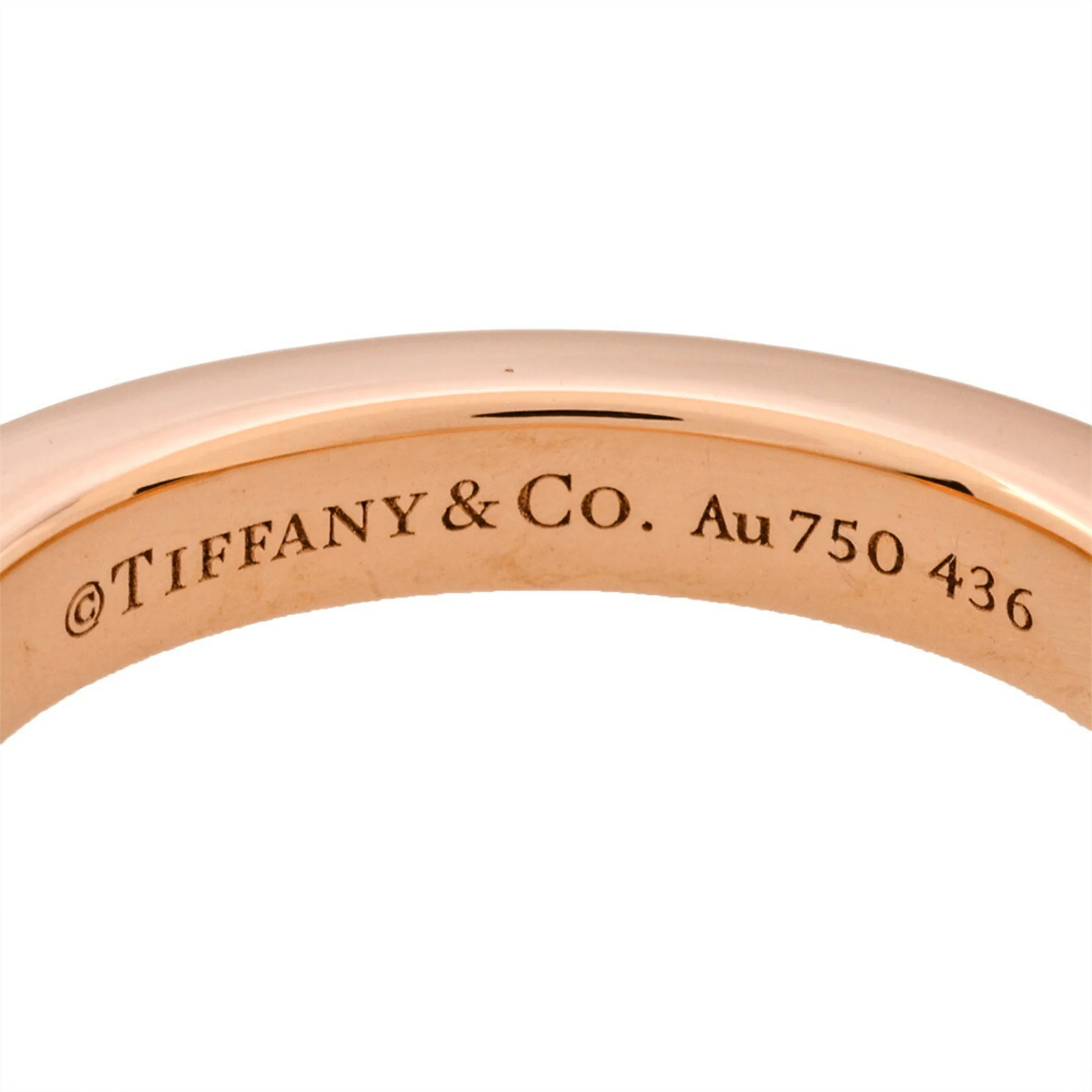 Ring 18K Rose Gold Small With Sapphire - Image 4