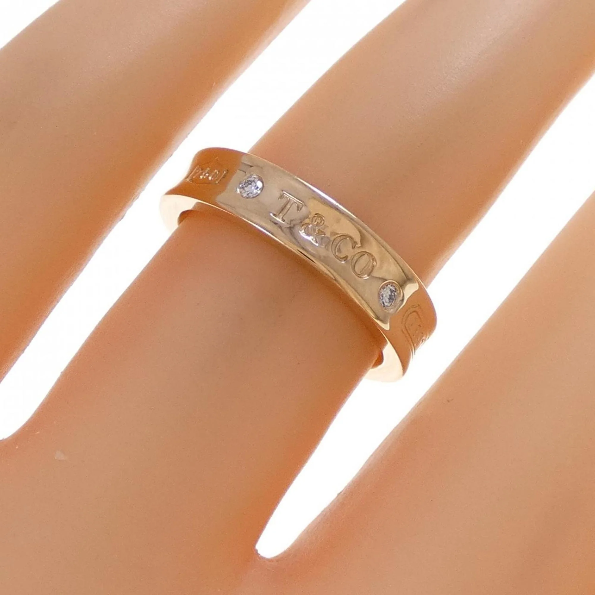 Ring 18K Rose Gold with Diamond - Image 5
