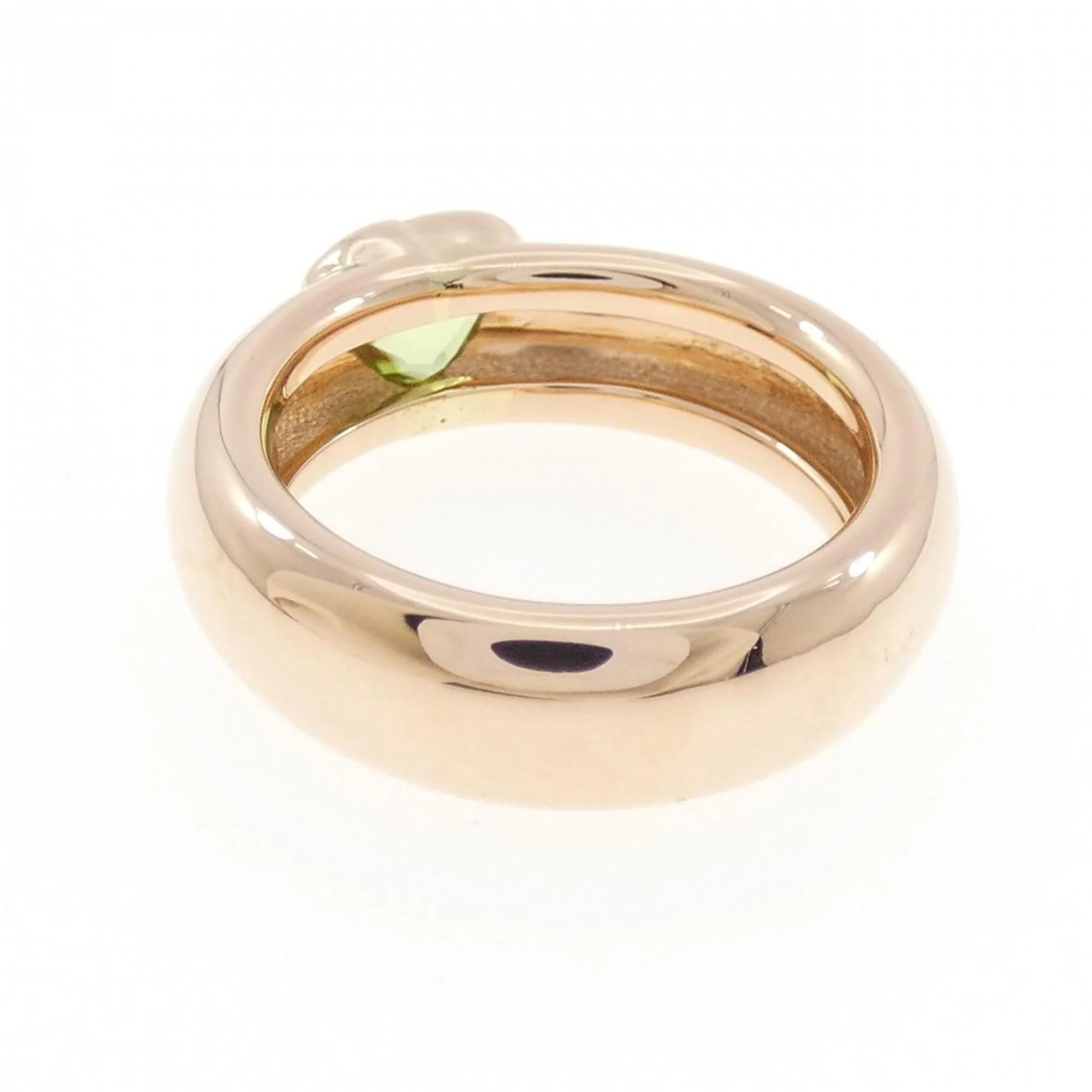Ring 18K Rose Gold with Peridot - Image 3