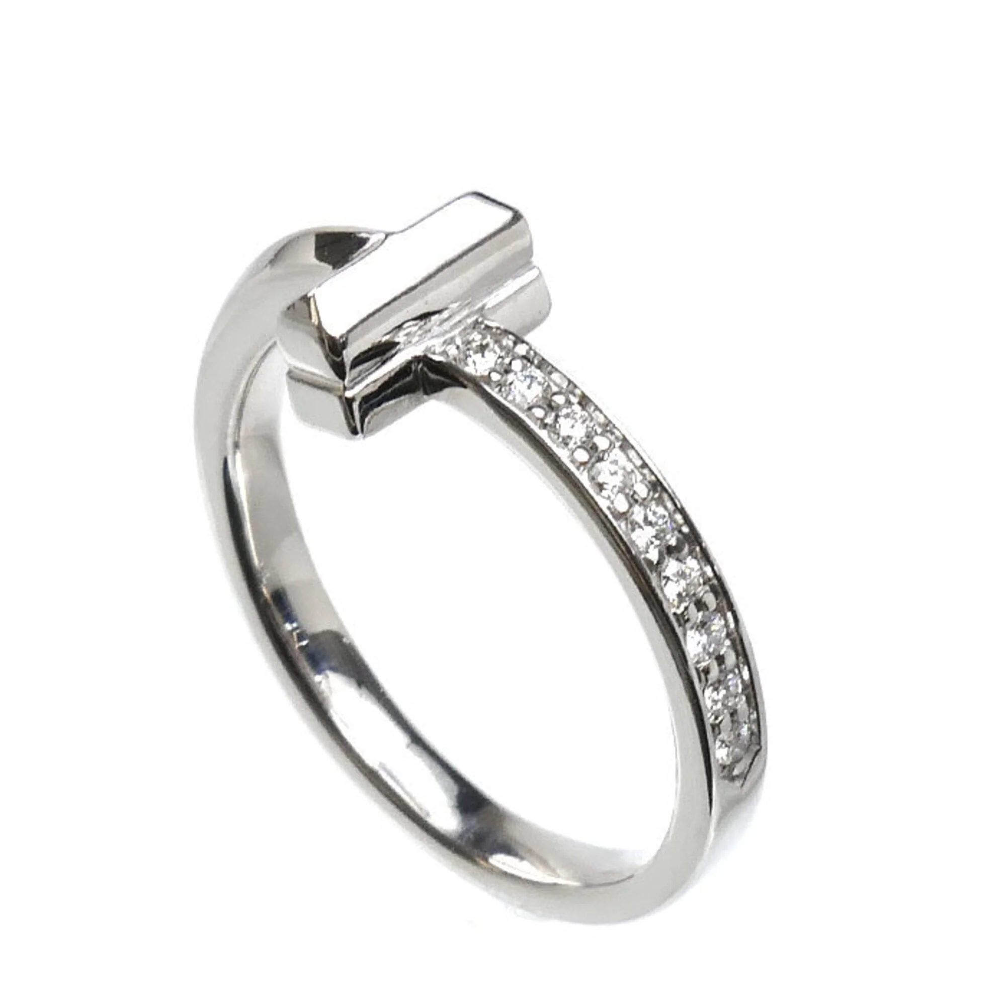 Ring 18K White Gold with Diamond - Image 2