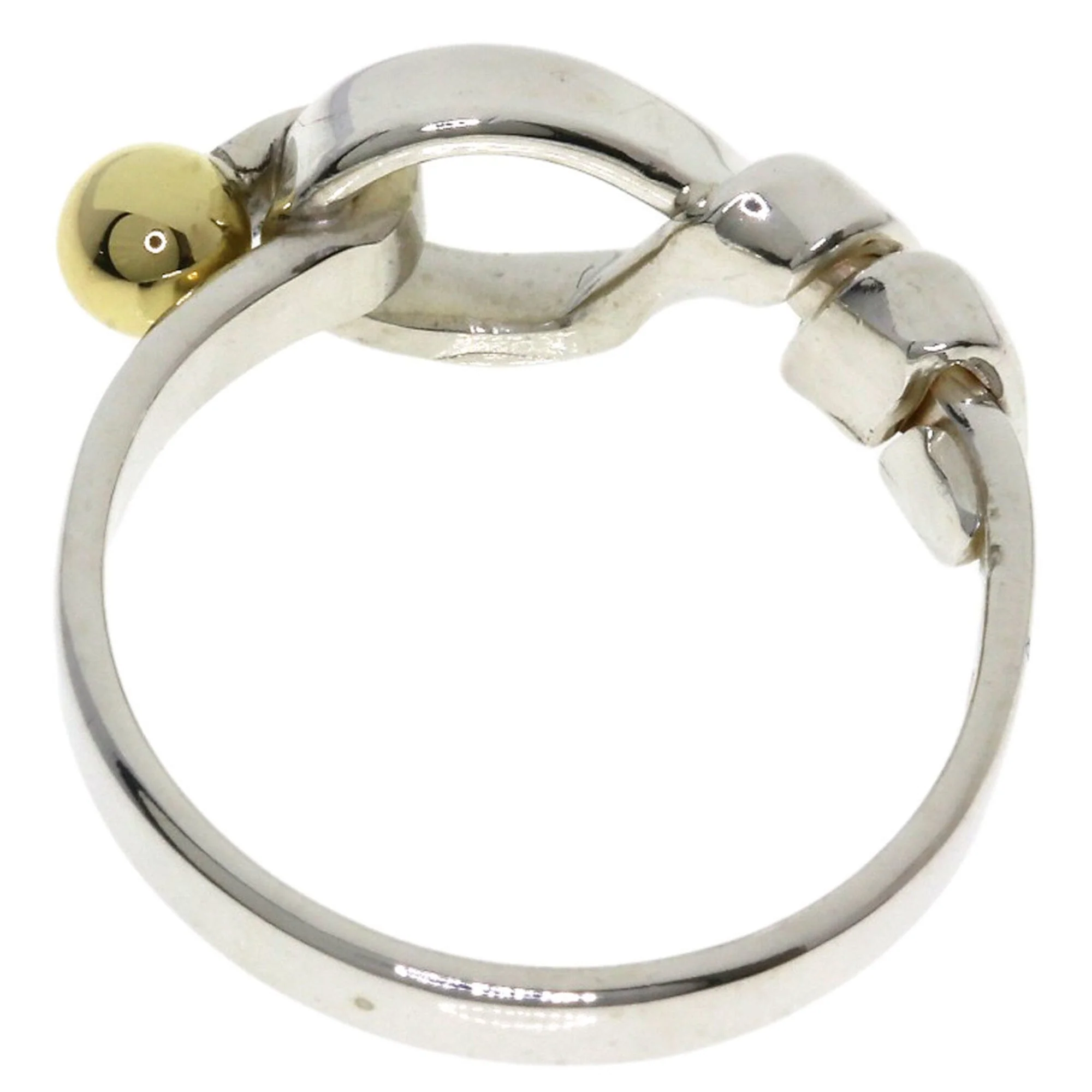 Ring 18K Yellow Gold and Sterling Silver - Image 4