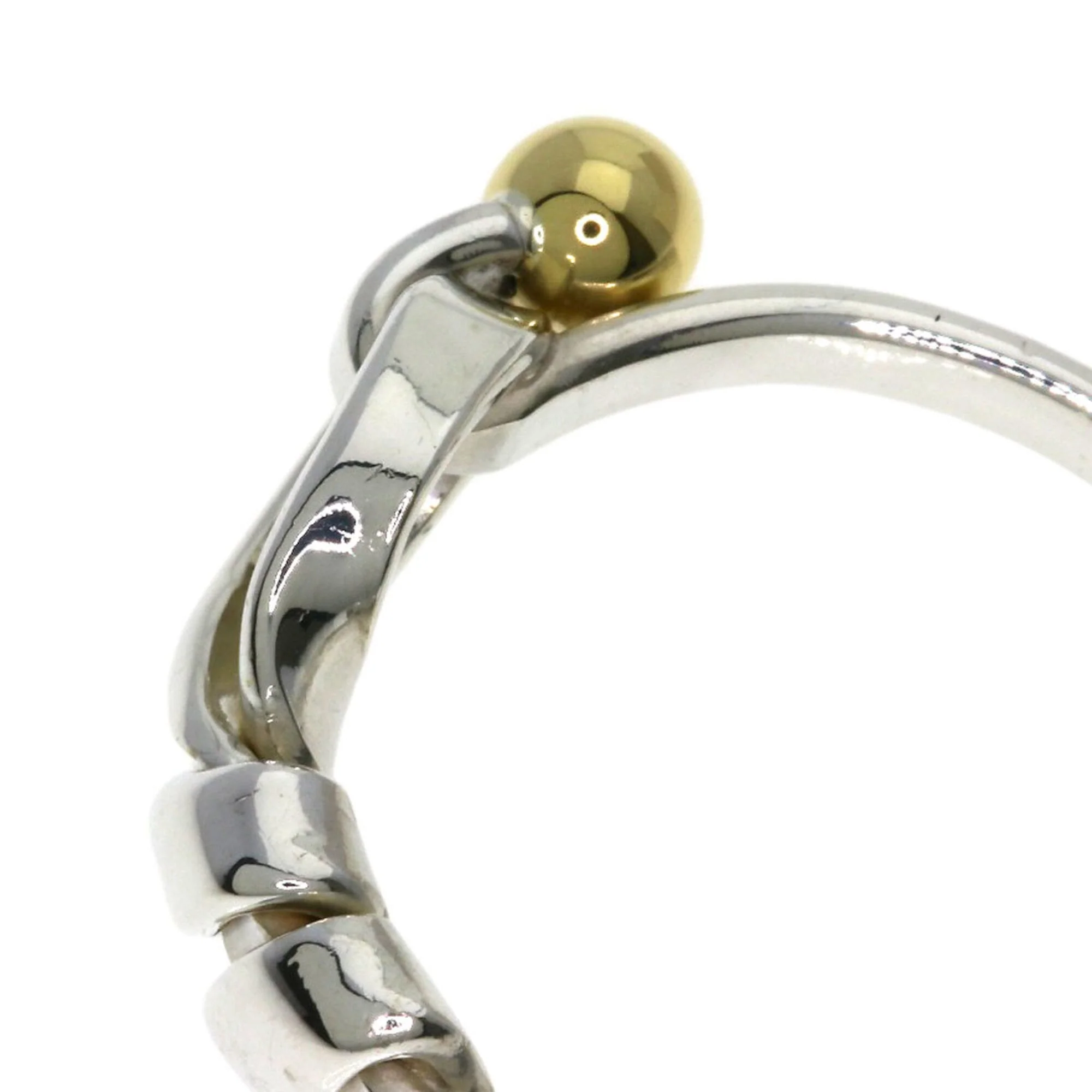 Ring 18K Yellow Gold and Sterling Silver - Image 9