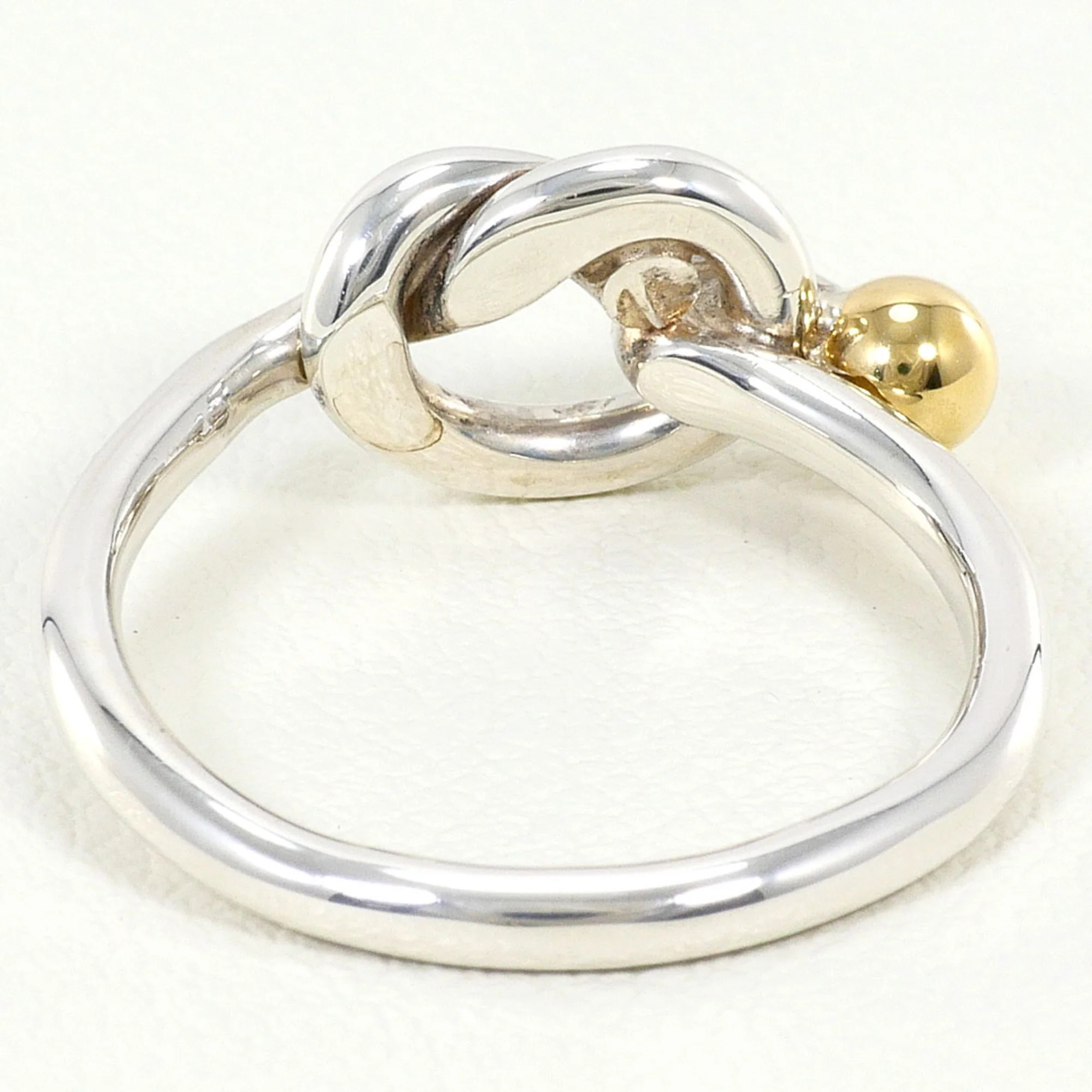 Ring 18K Yellow Gold and Sterling Silver - Image 3