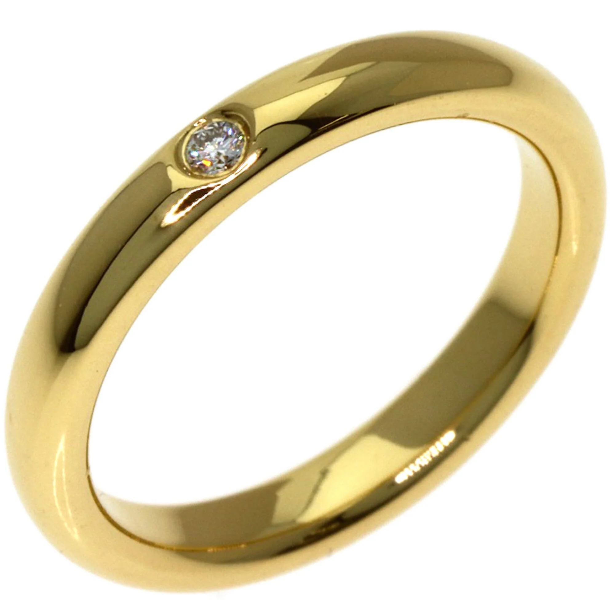Ring 18K Yellow Gold with Diamond - Image 2