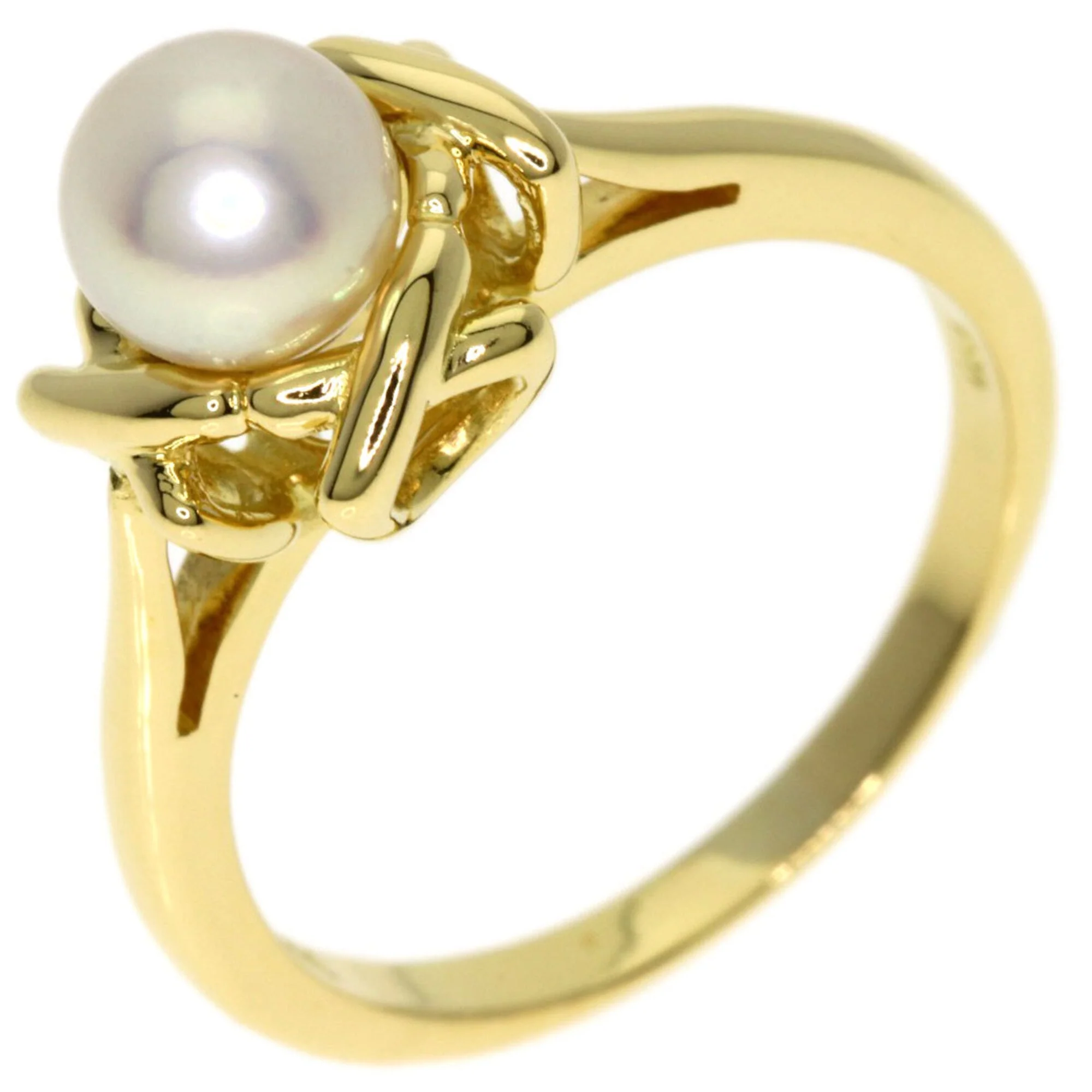 Ring 18K Yellow Gold With Pearl - Image 2