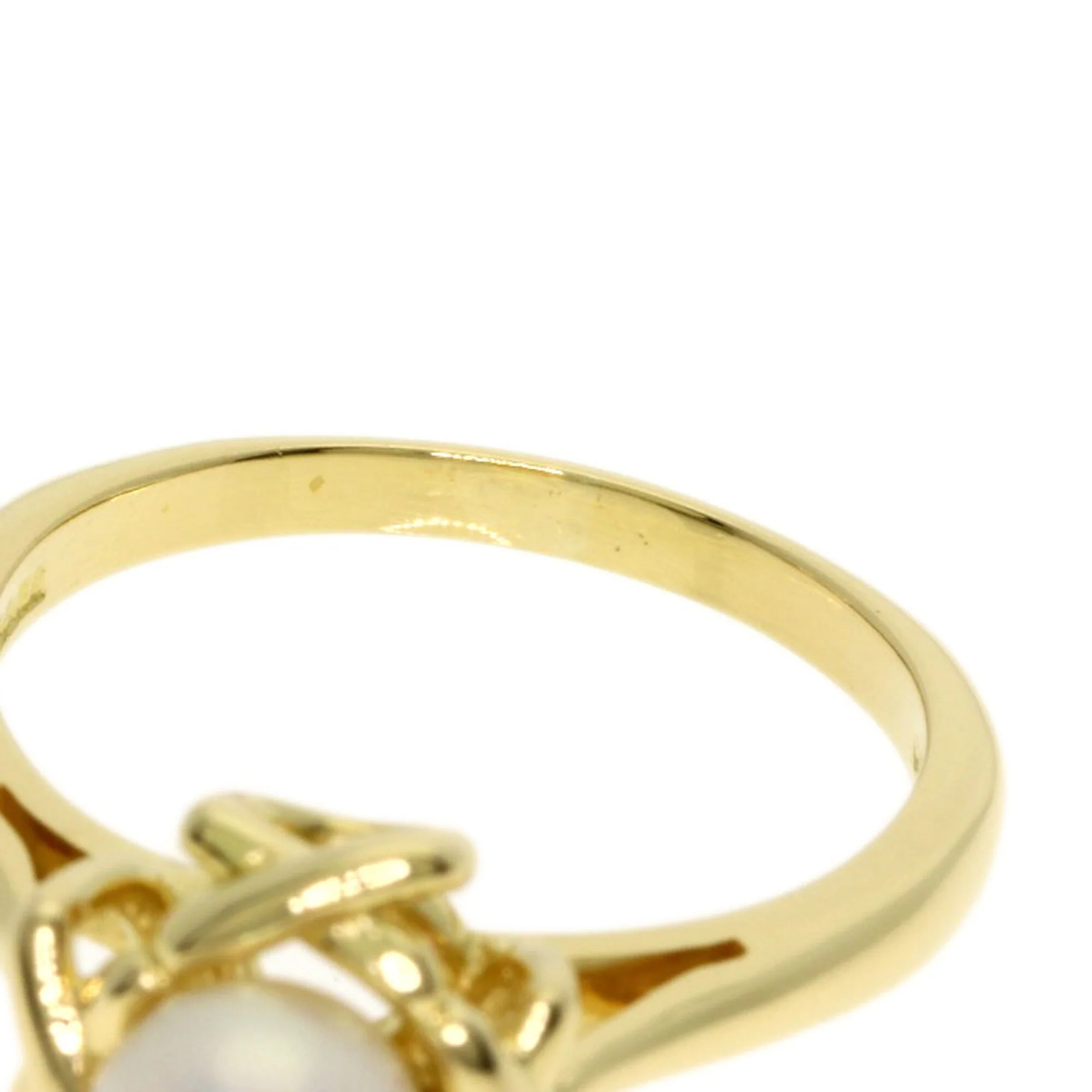 Ring 18K Yellow Gold With Pearl - Image 9
