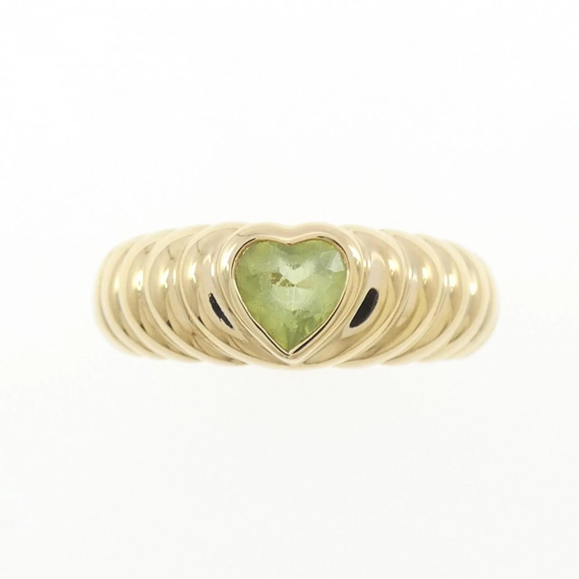 Ring 18K Yellow Gold with Peridot - Image 2
