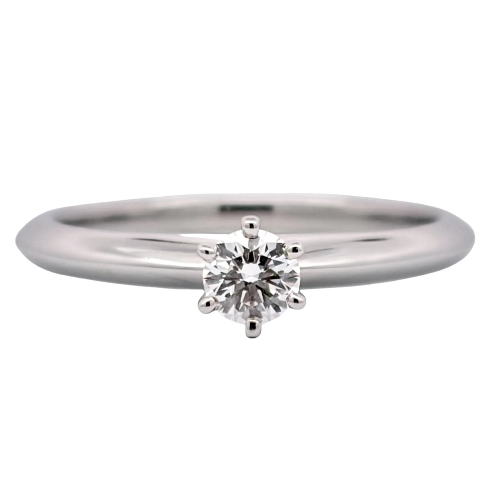 Ring Platinum with Diamond - Image 3