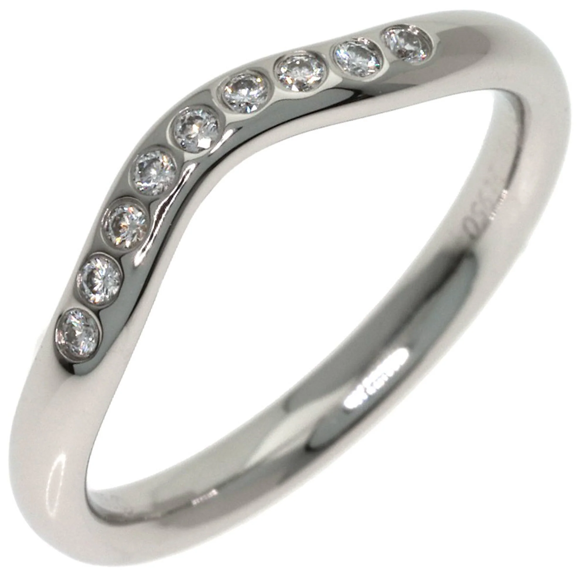 Ring Platinum with Diamond - Image 2