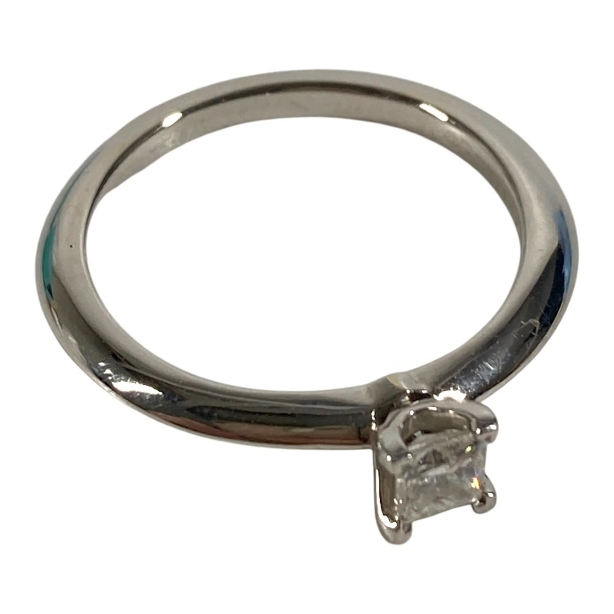Ring Platinum with Diamond - Image 2