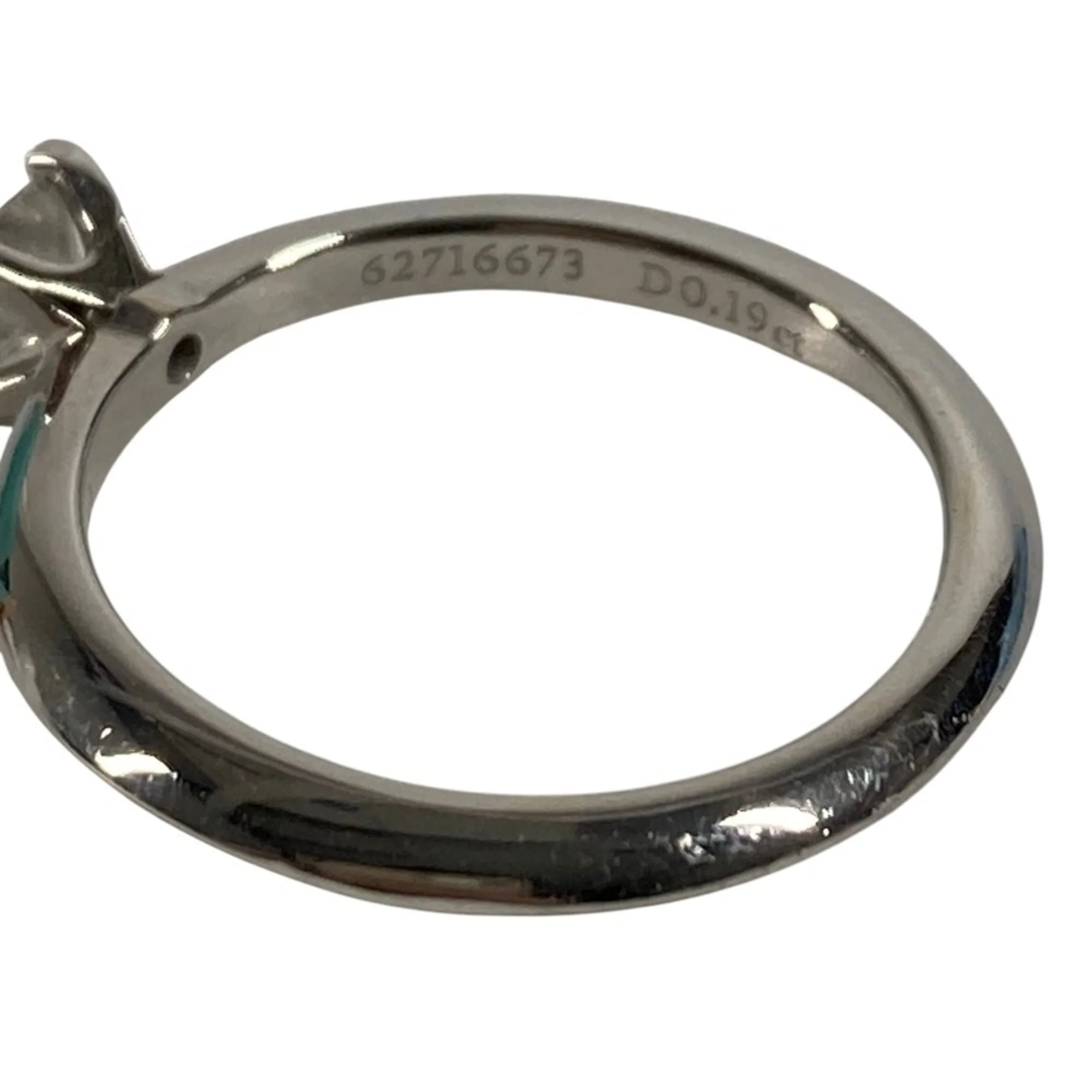 Ring Platinum with Diamond - Image 4