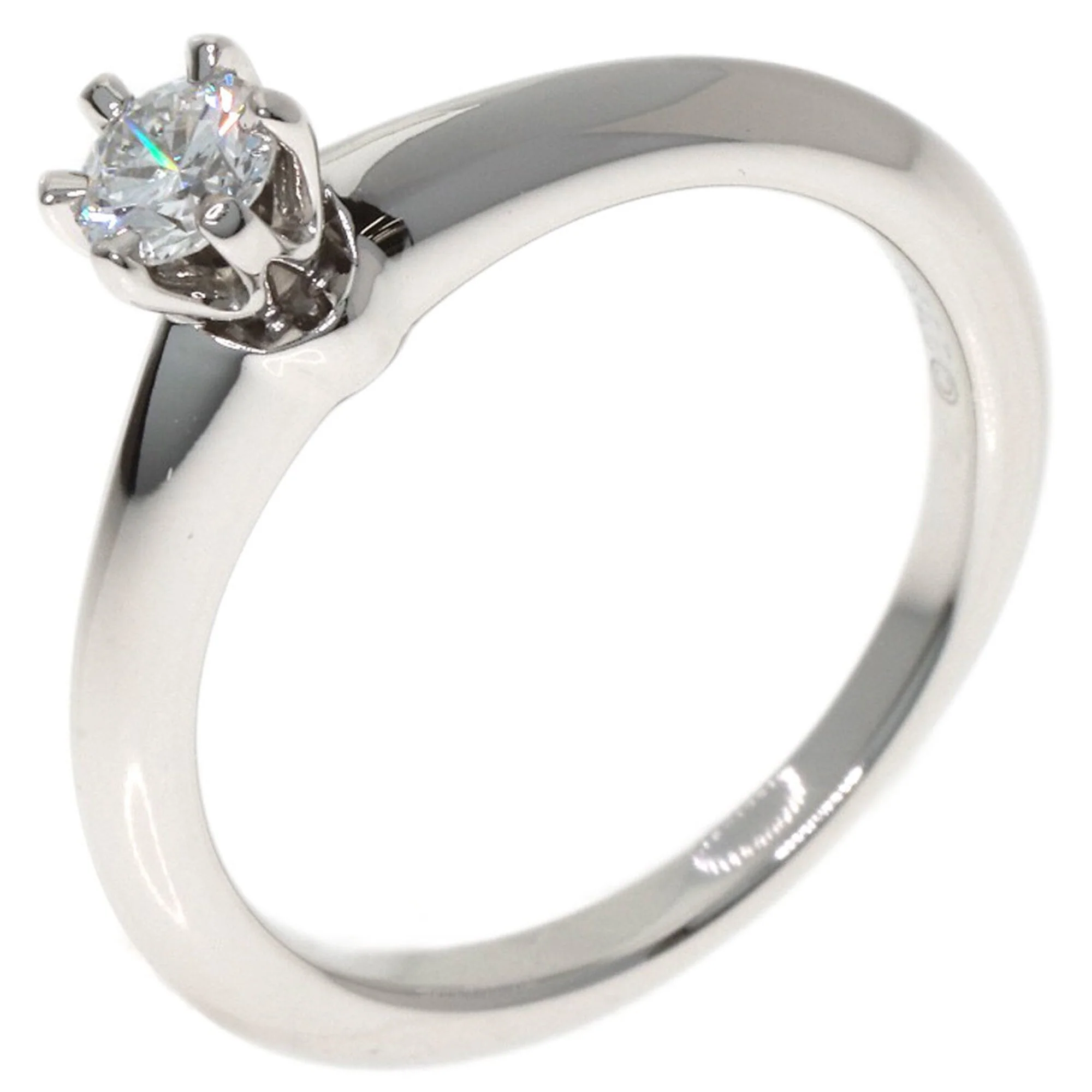 Ring Platinum with Diamond - Image 2