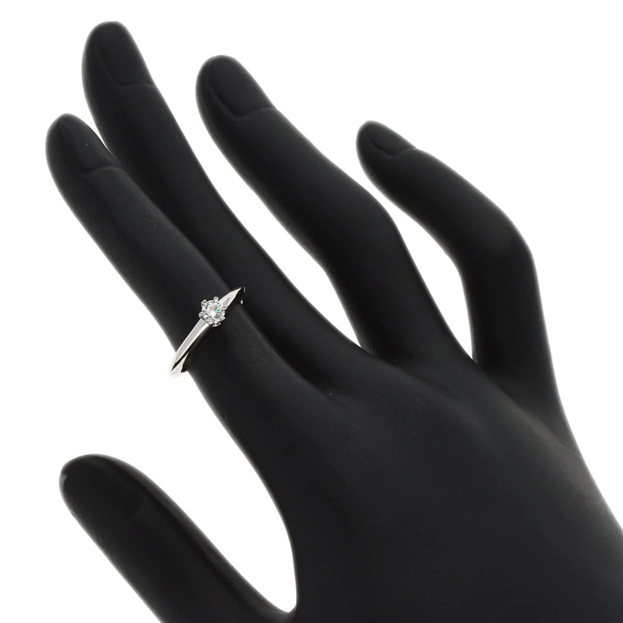 Ring Platinum with Diamond - Image 7