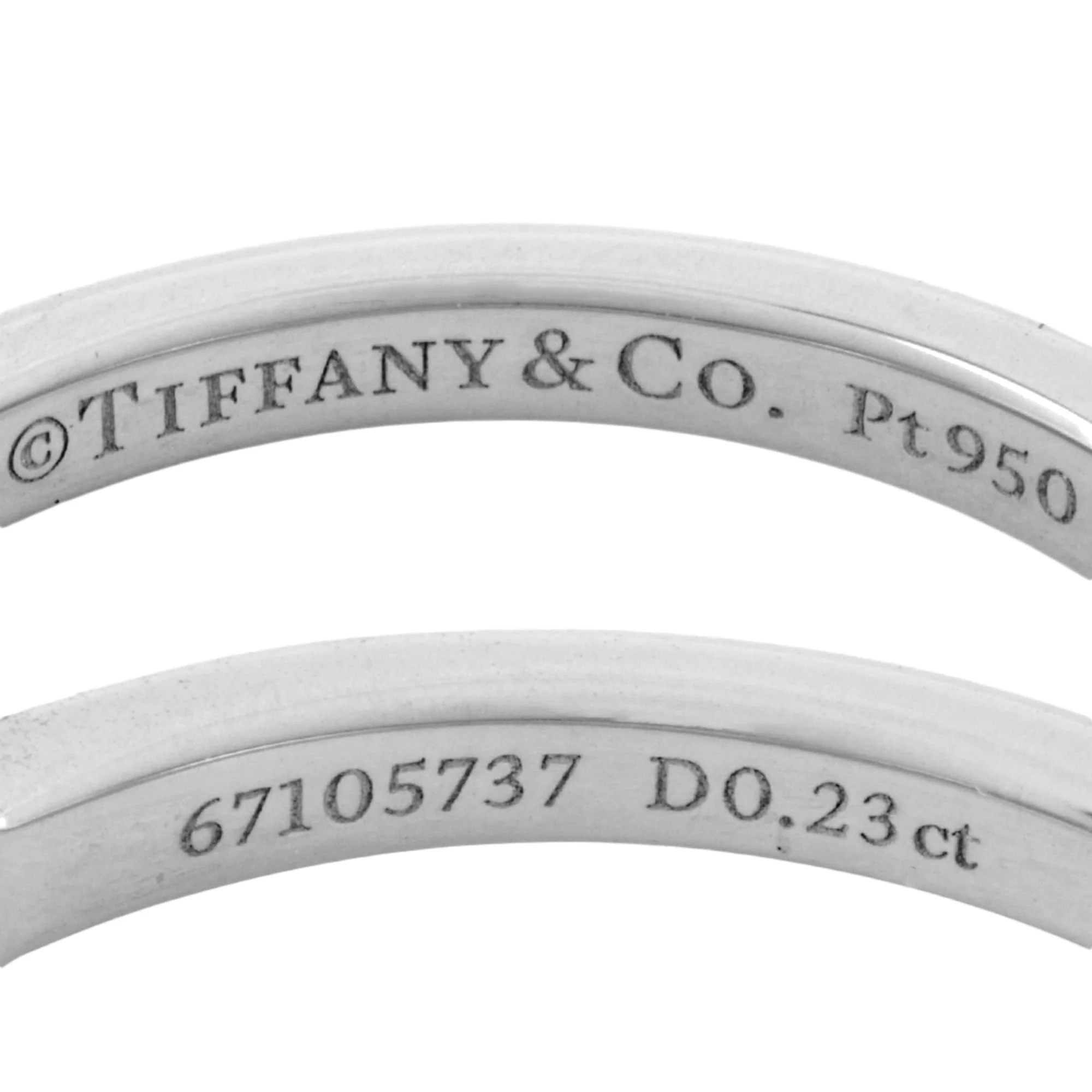Ring Platinum with Diamond - Image 3