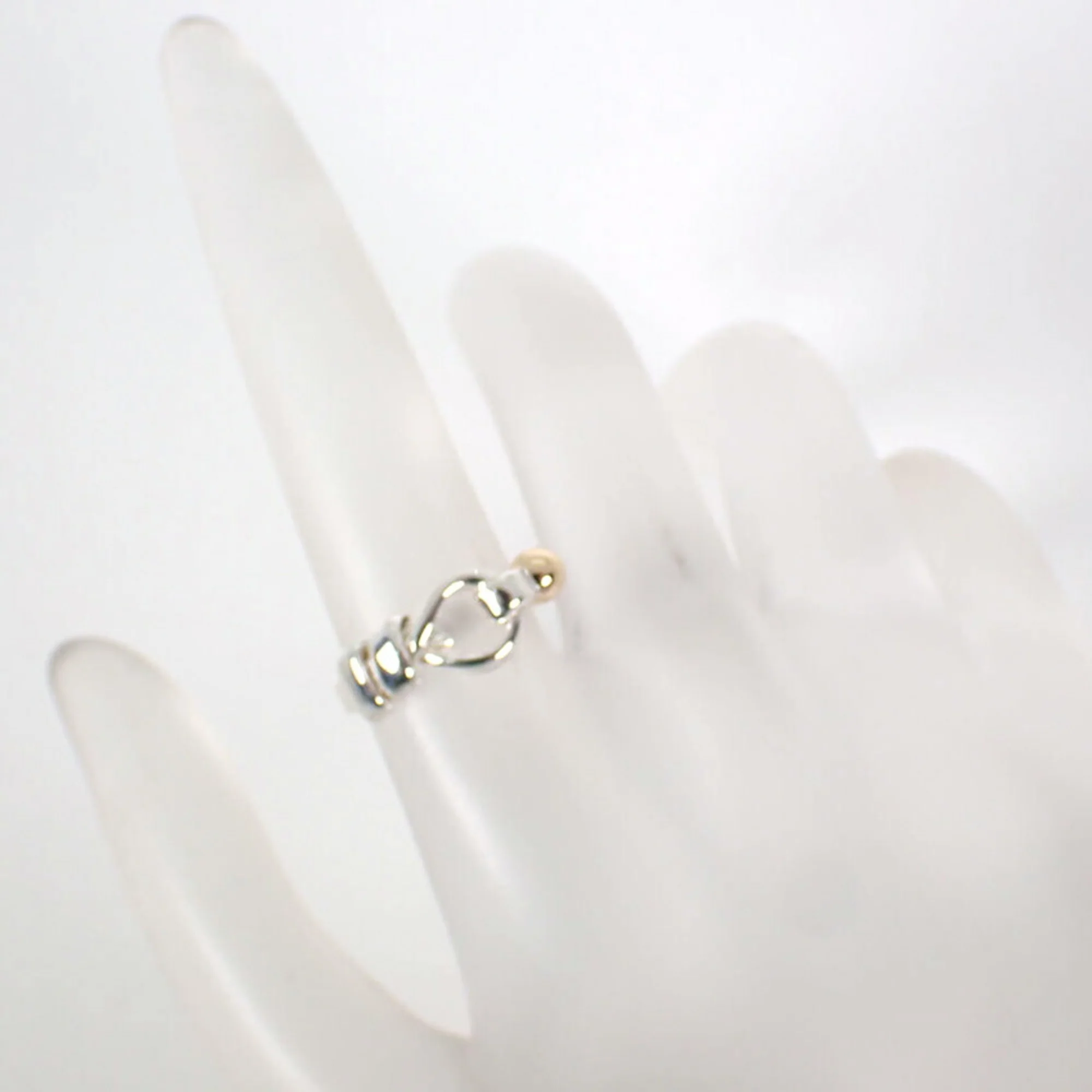 Ring Sterling Silver and 18K Yellow Gold - Image 5