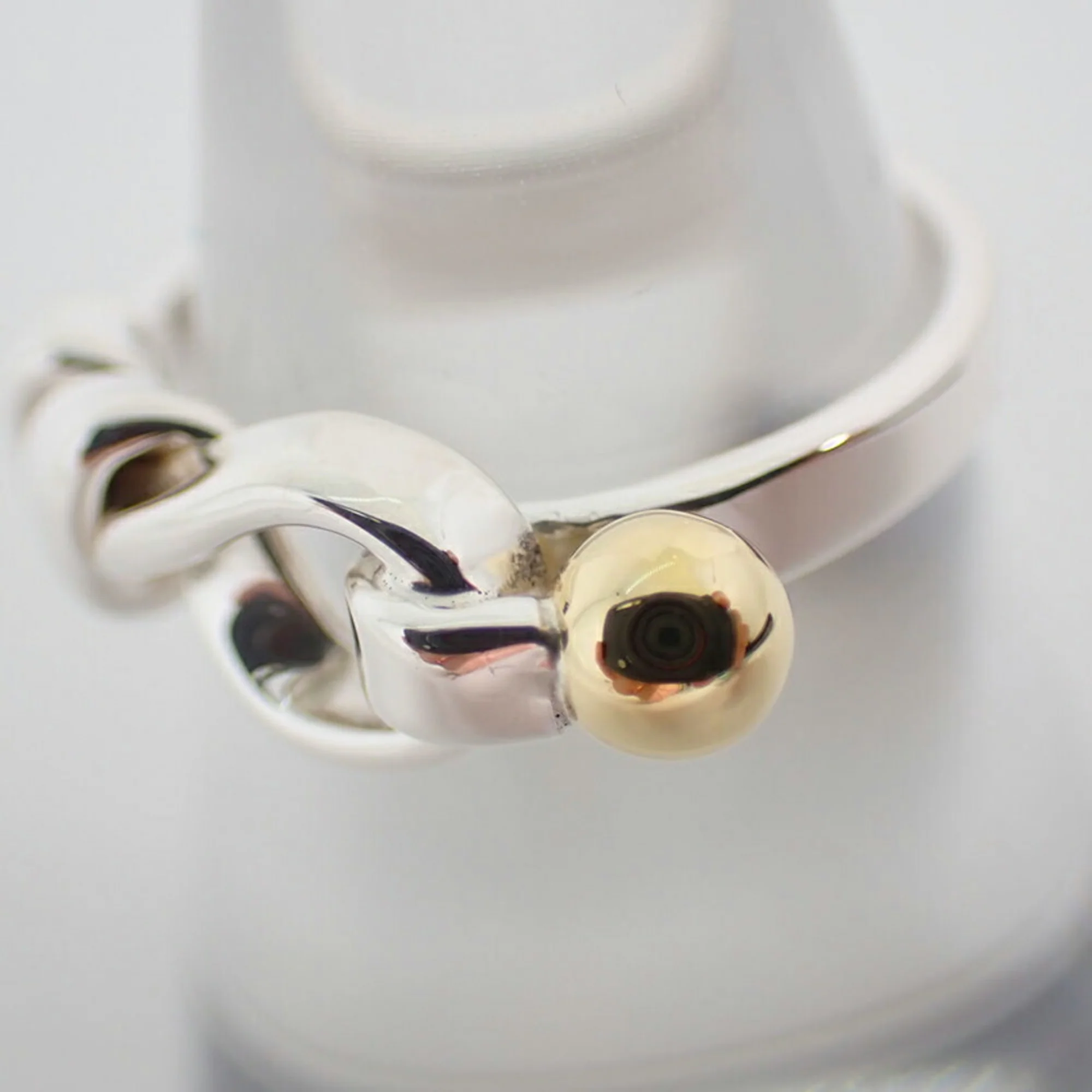 Ring Sterling Silver and 18K Yellow Gold - Image 5