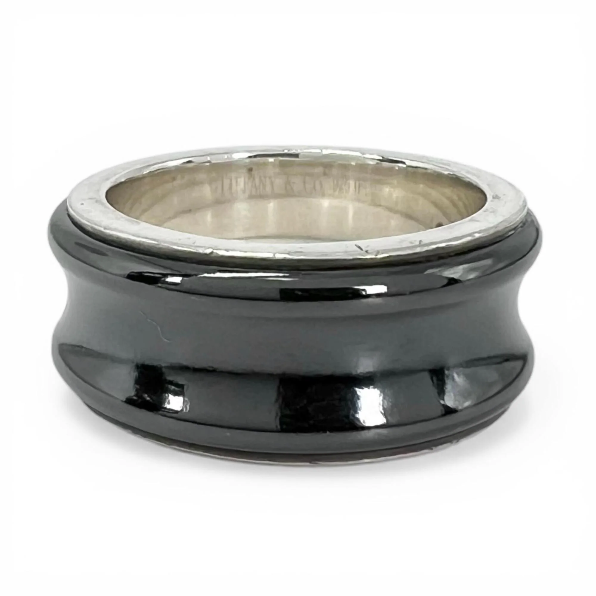 Ring Sterling Silver and Titanium - Image 2
