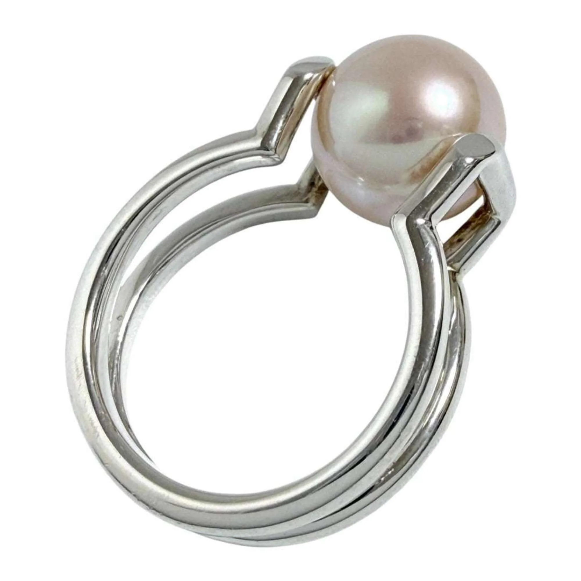 Ring Sterling Silver with Freshwater Pearl - Image 6