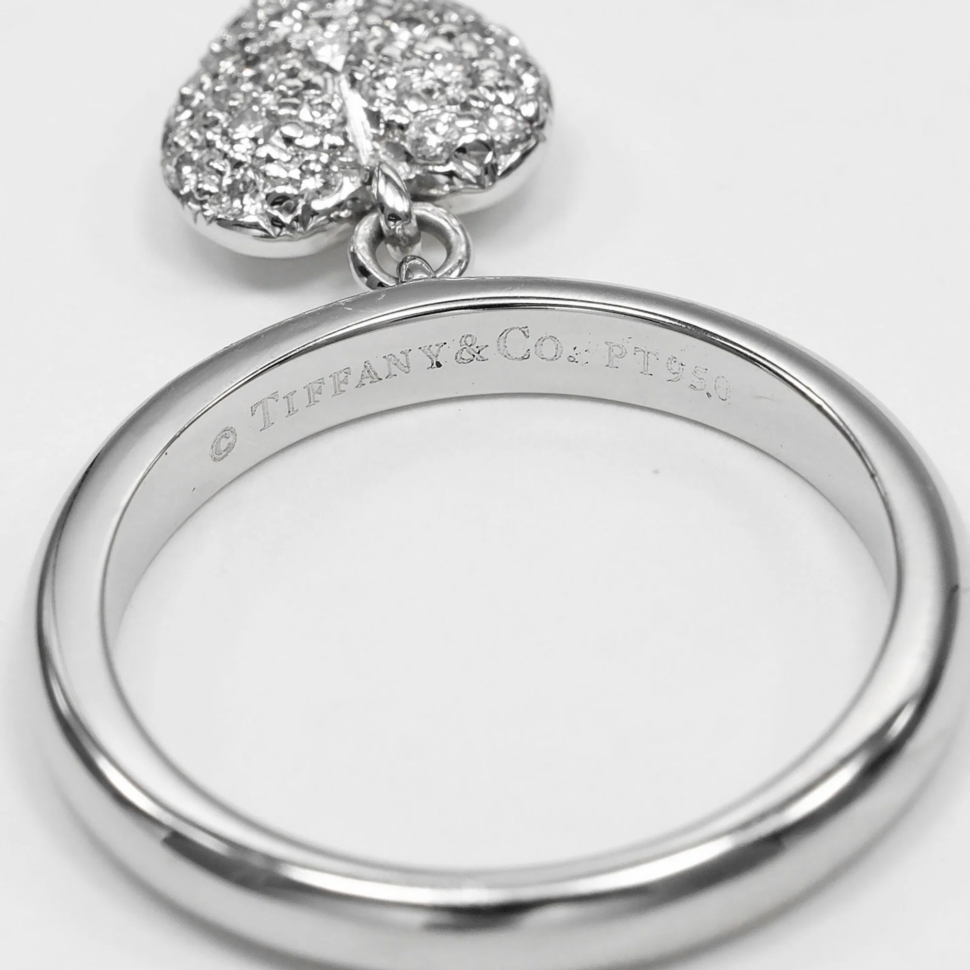 Sentimental Heart Ring Platinum with Diamond - Image 4