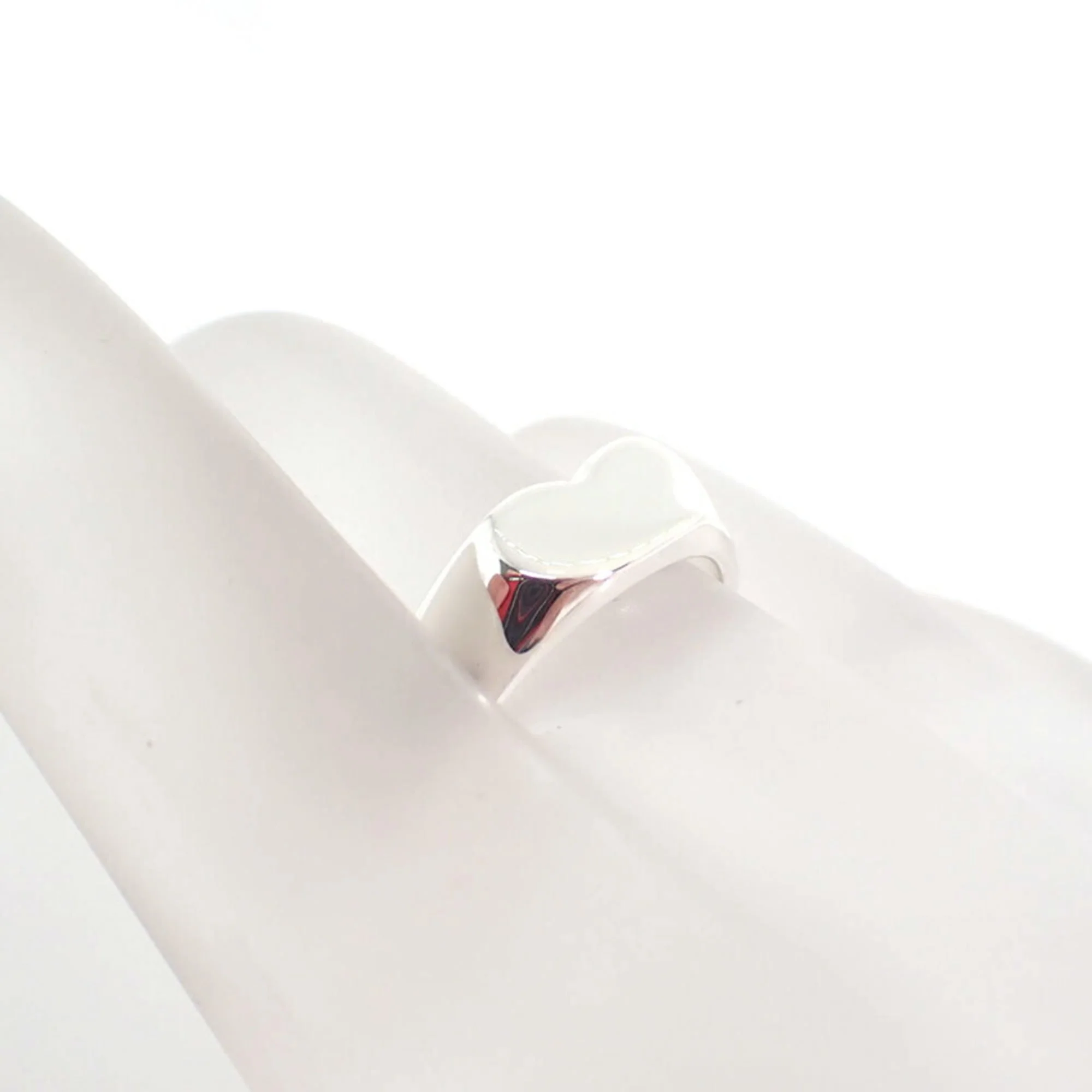 Signet Heart Ring Sterling Silver - Image 5