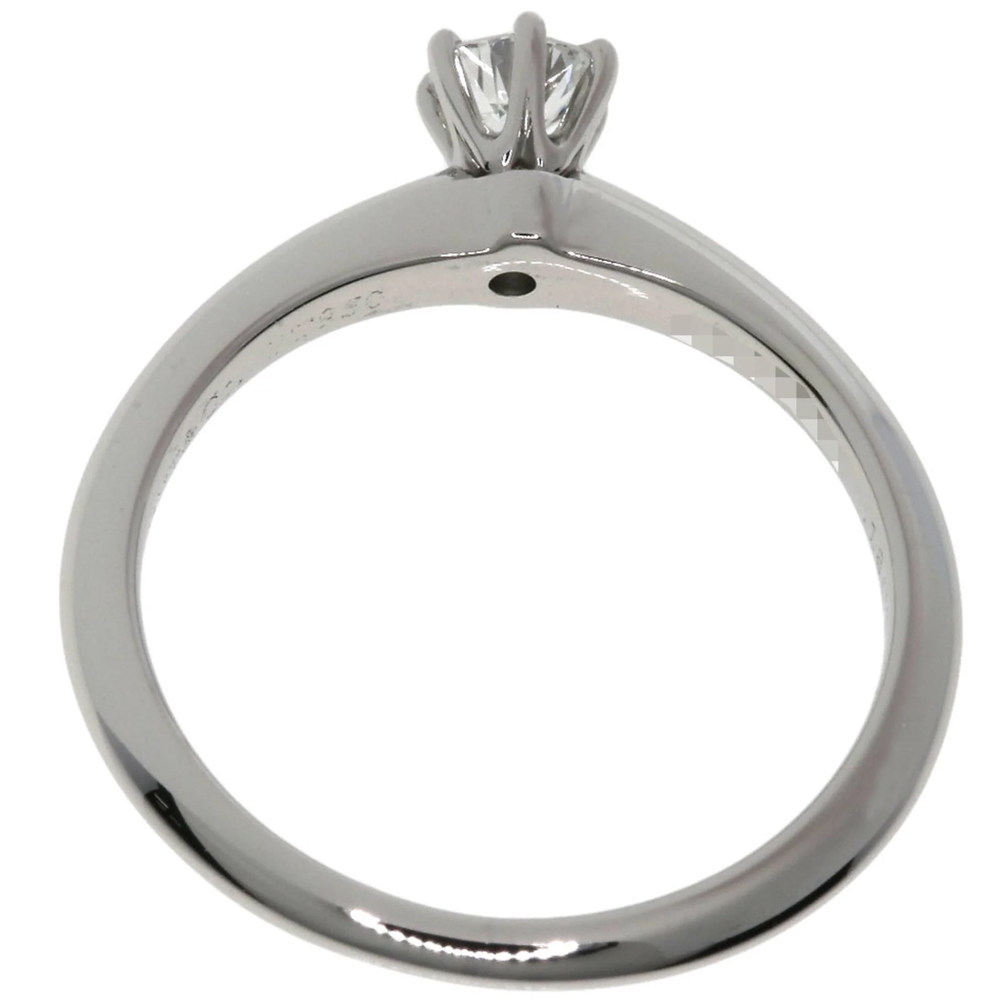Solitaire Diamond Ring Platinum - Image 4