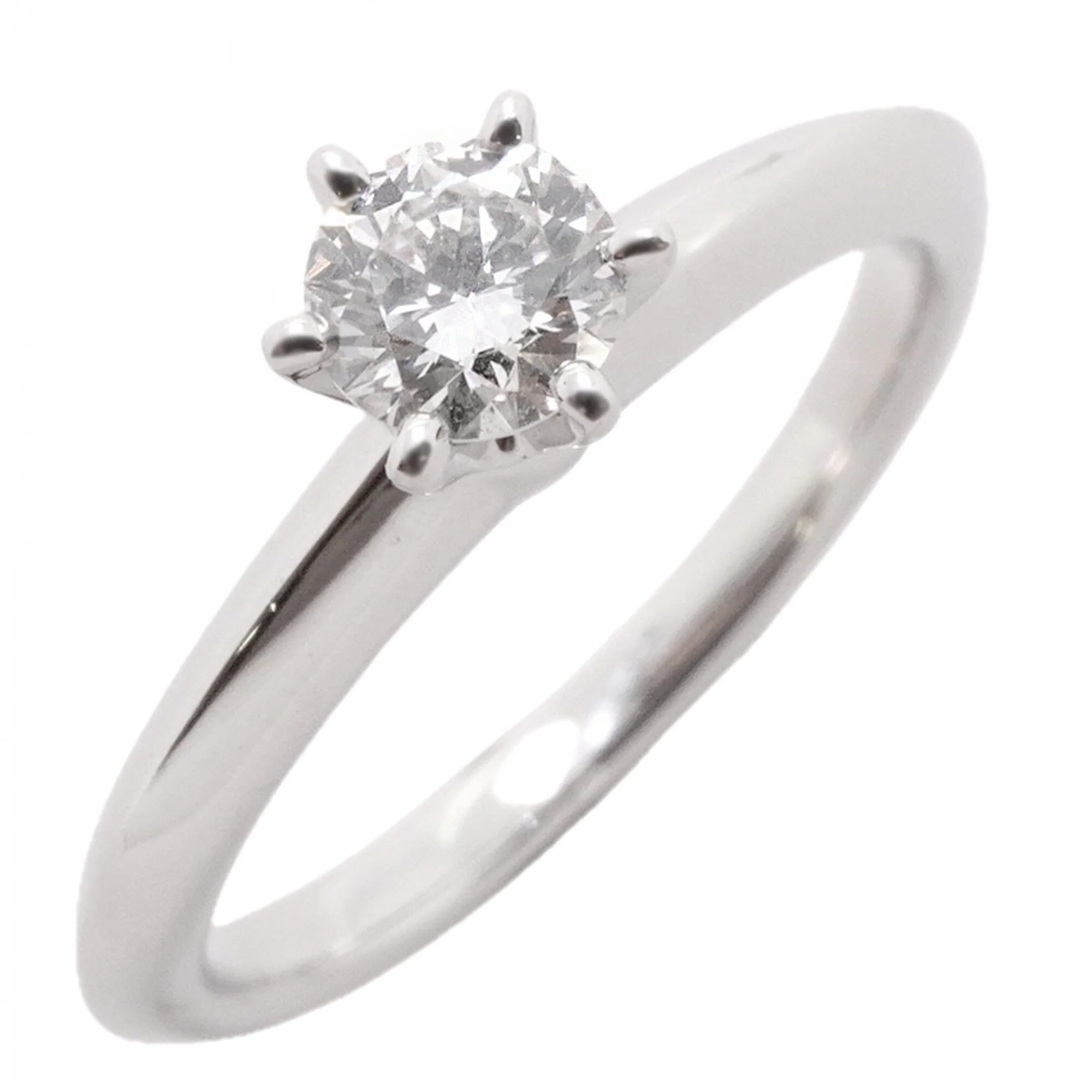 Solitaire Ring Platinum and Diamond