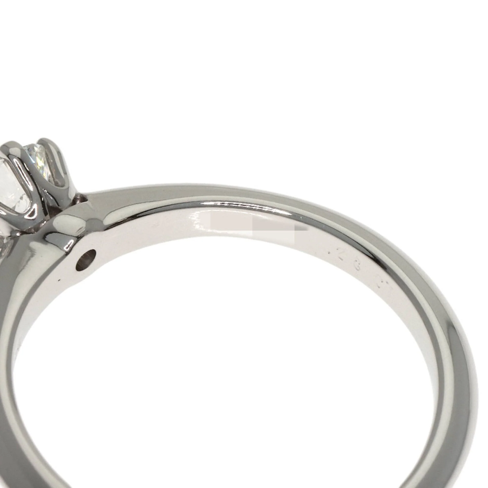 Solitaire Ring Platinum with Diamond - Image 6