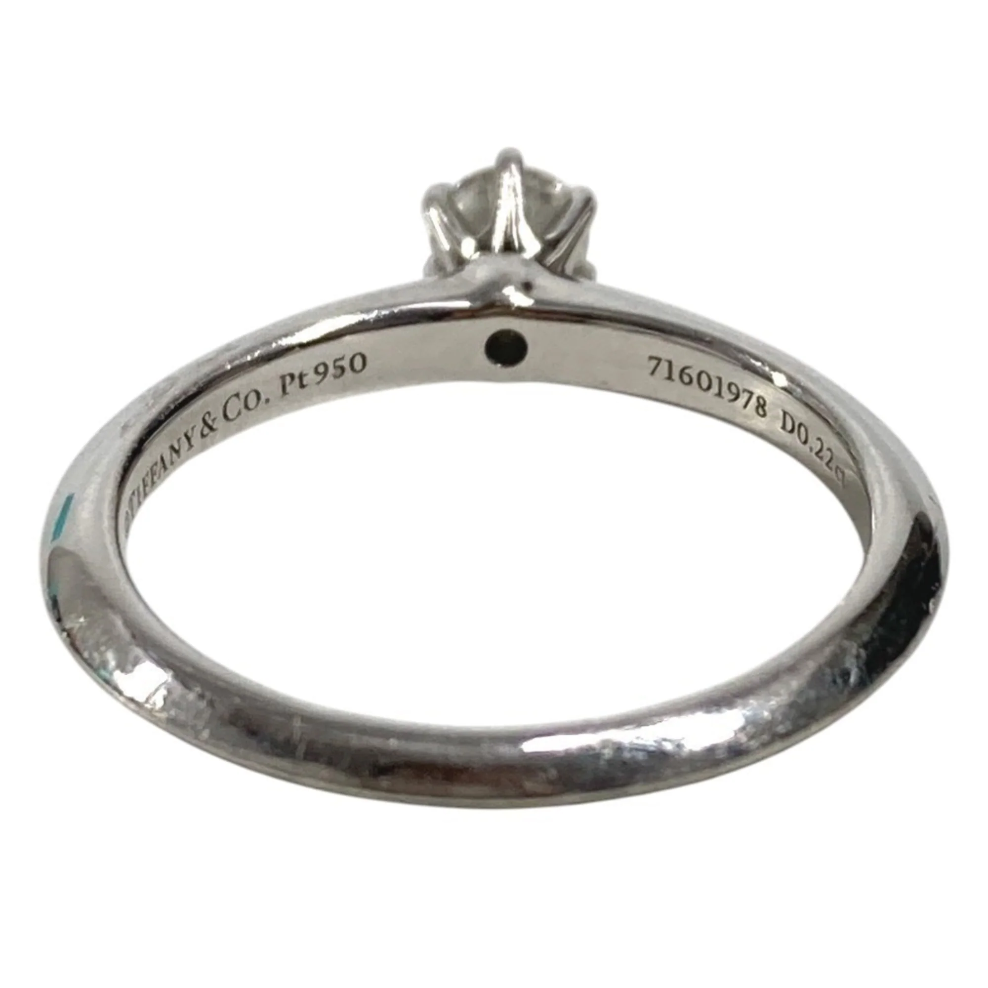 Solitaire Ring Platinum with Diamond - Image 2