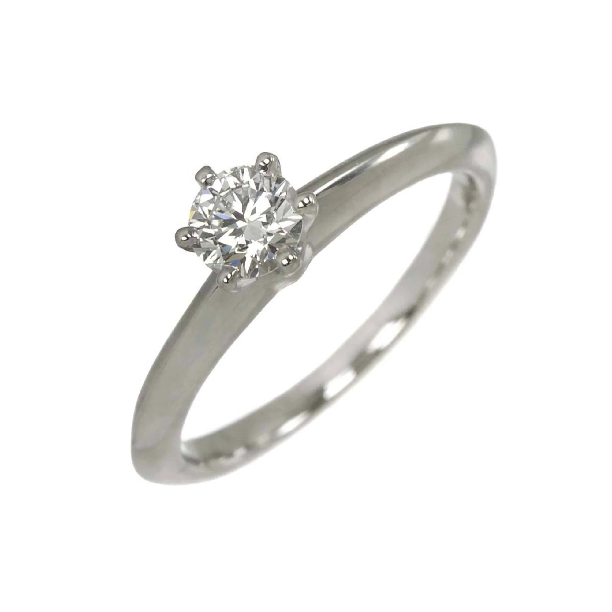 Solitaire Ring Platinum with Diamond