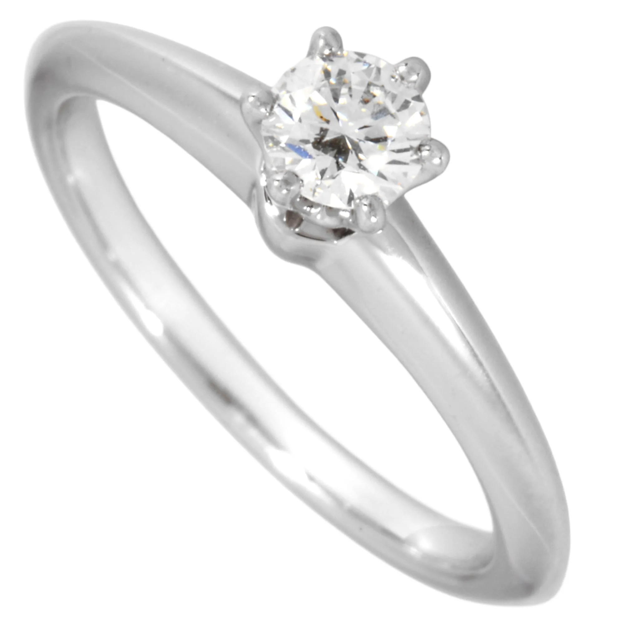 Solitaire Ring Platinum with Diamond