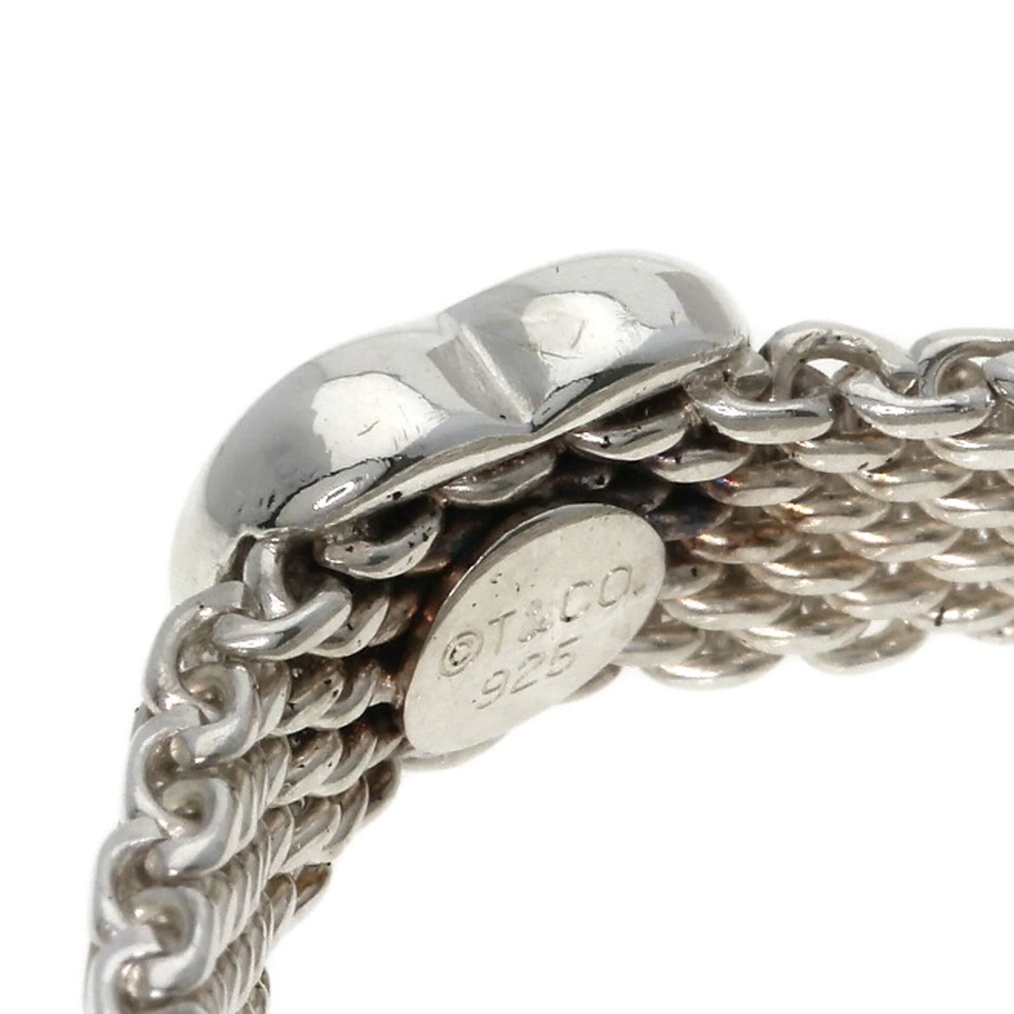 Somerset Heart Mesh Ring Sterling Silver - Image 9