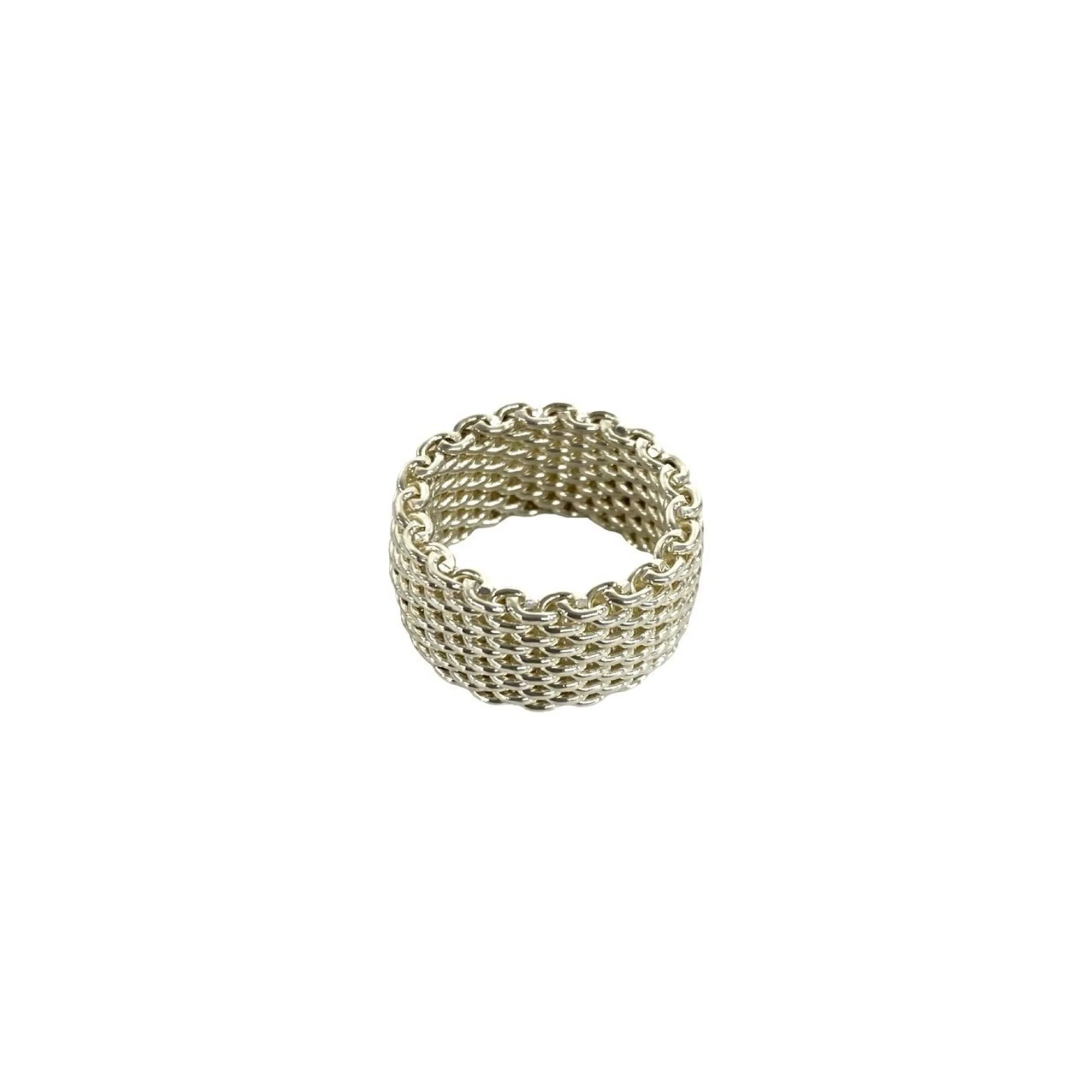 Somerset Mesh Ring Sterling Silver