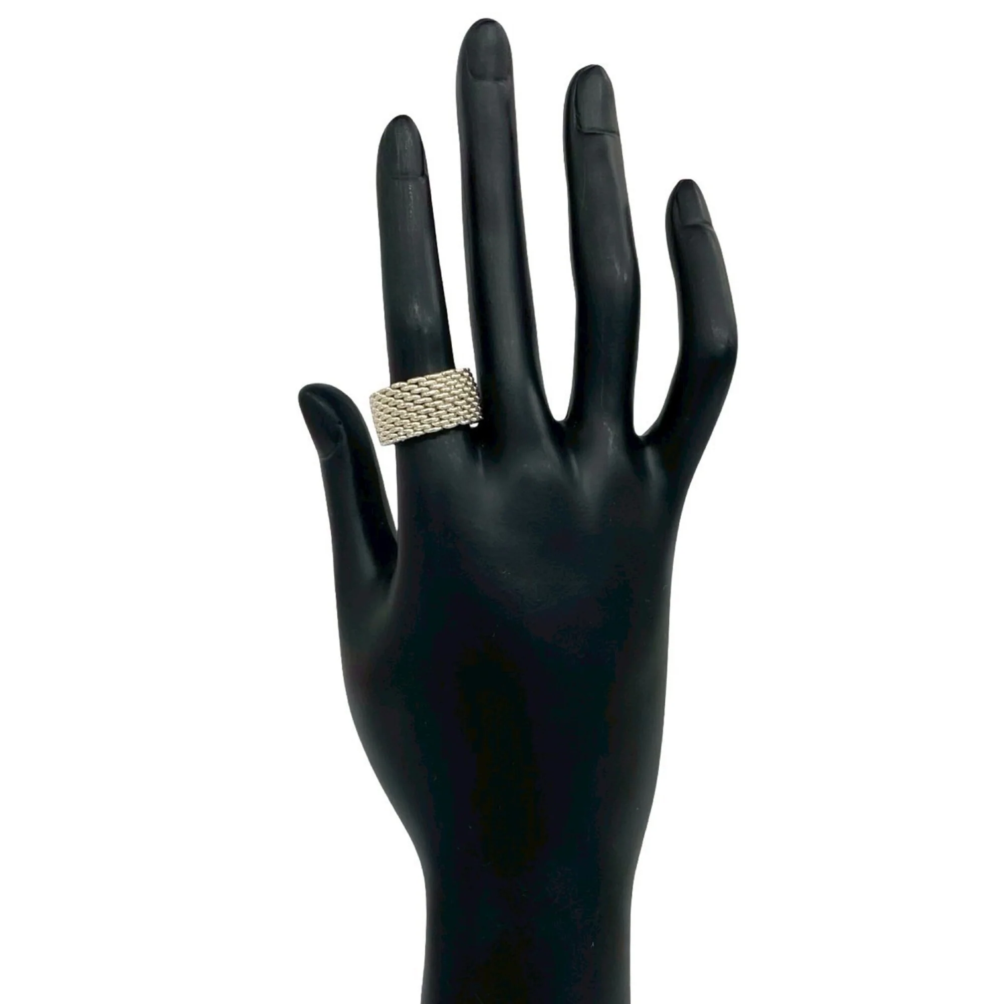 Somerset Mesh Ring Sterling Silver - Image 2