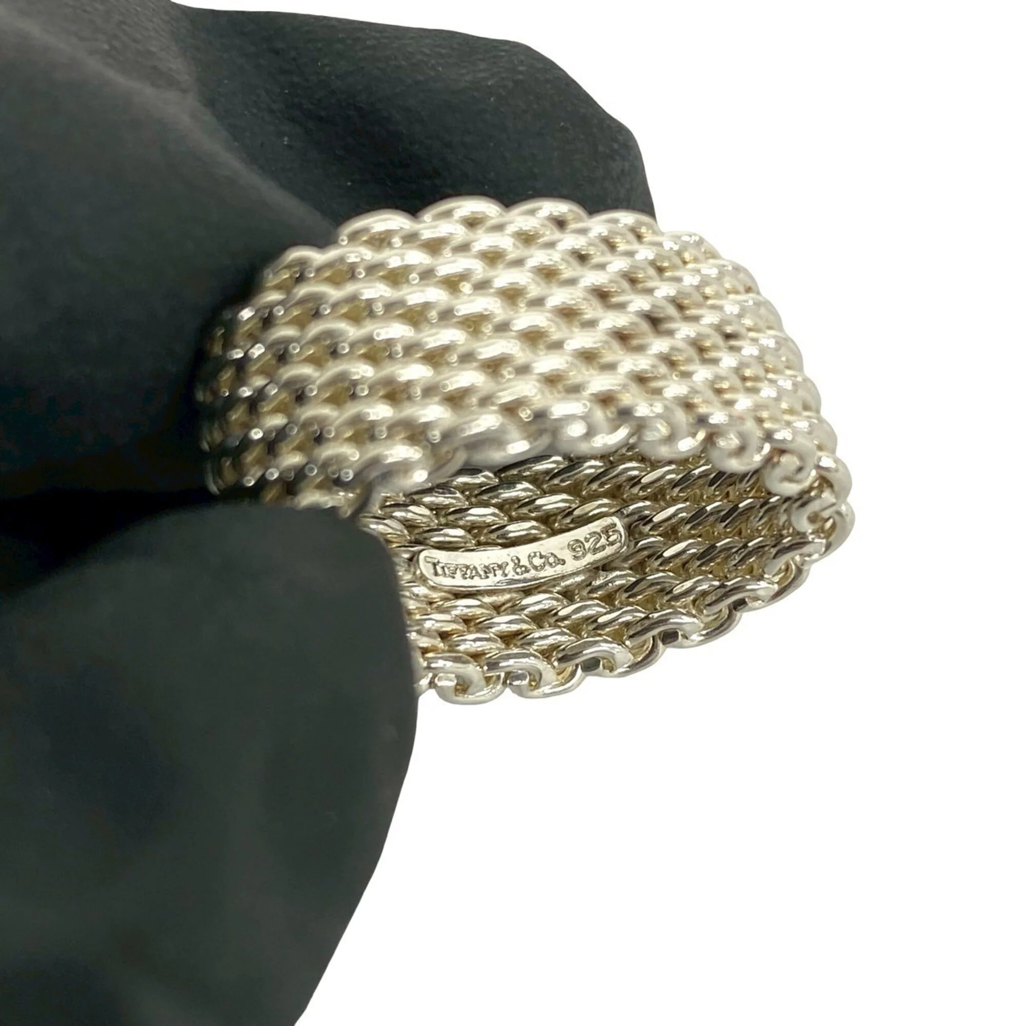 Somerset Mesh Ring Sterling Silver - Image 3