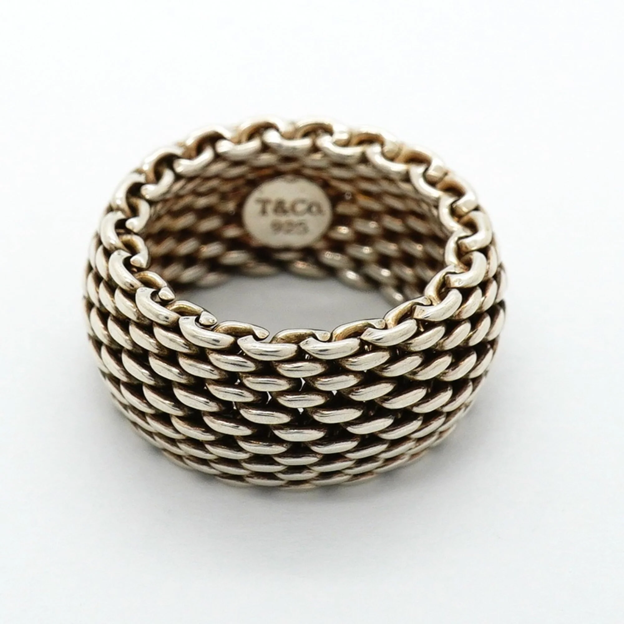 Somerset Mesh Ring Sterling Silver - Image 3