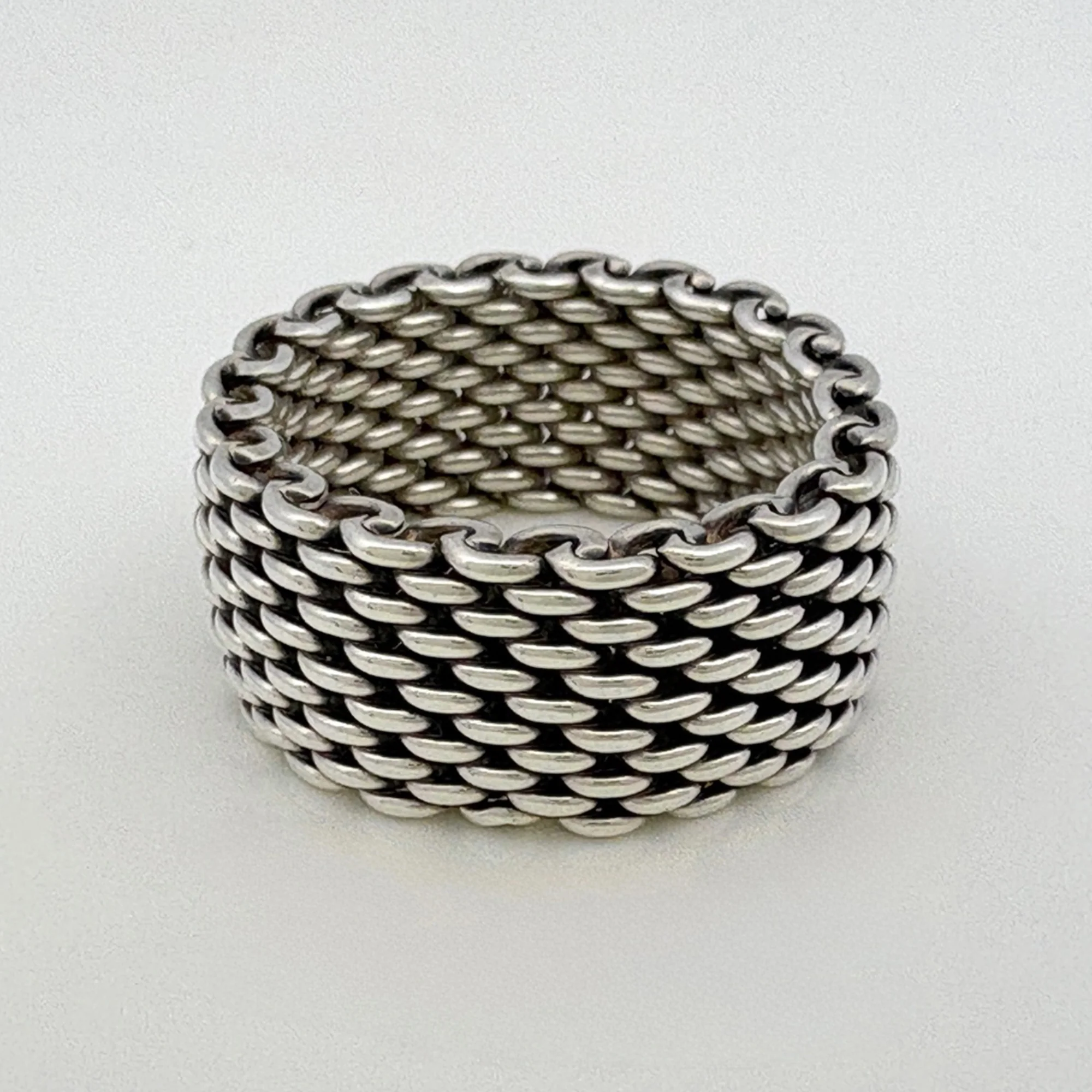 Somerset Mesh Ring Sterling Silver - Image 3