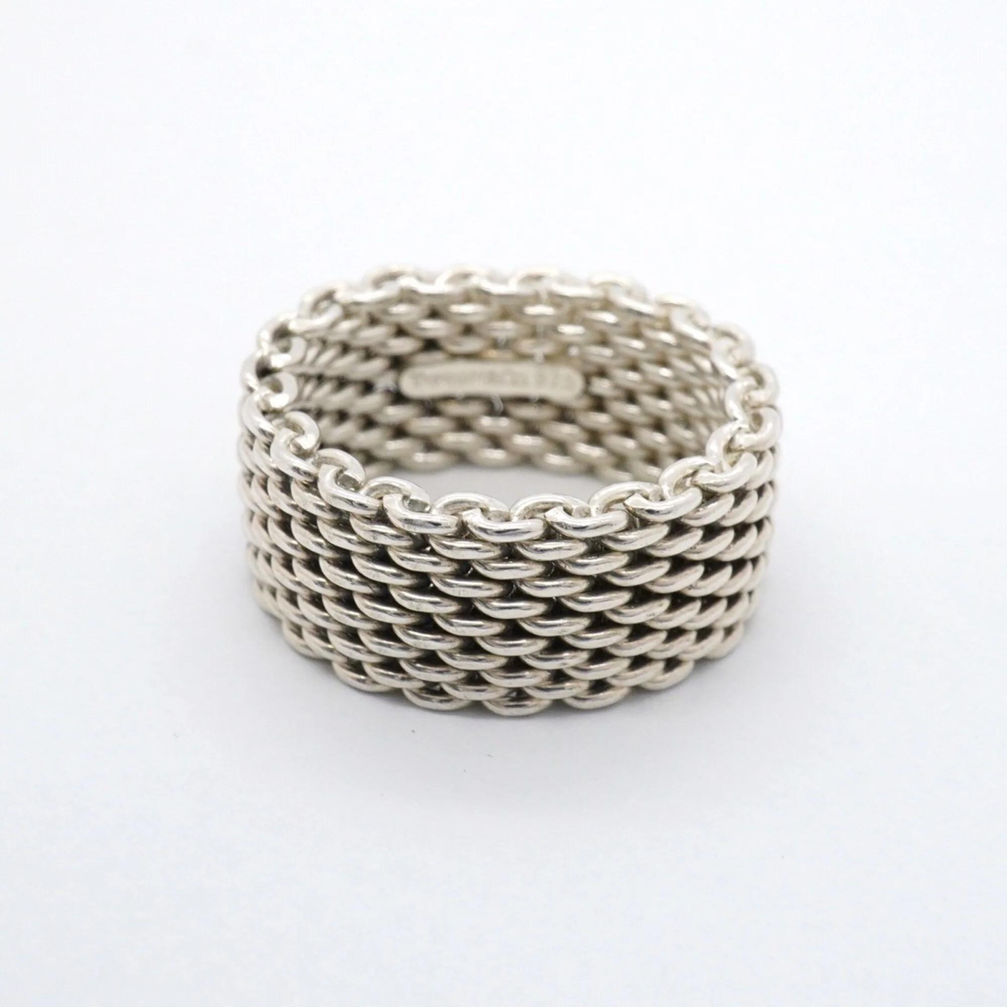 Somerset Mesh Ring Sterling Silver - Image 3