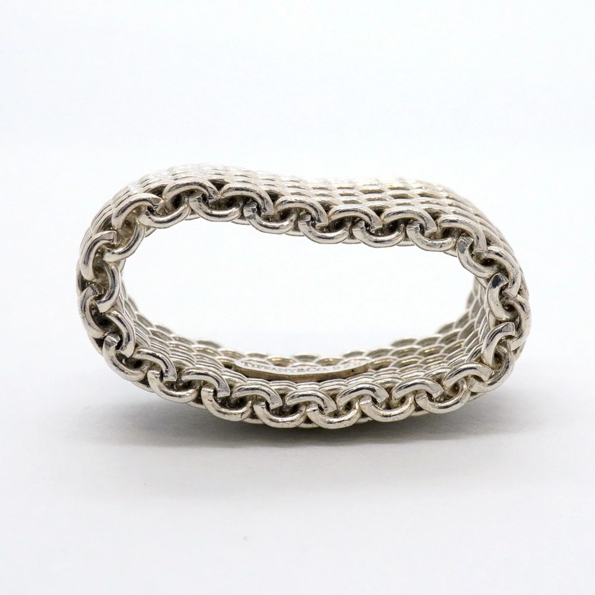 Somerset Mesh Ring Sterling Silver - Image 7