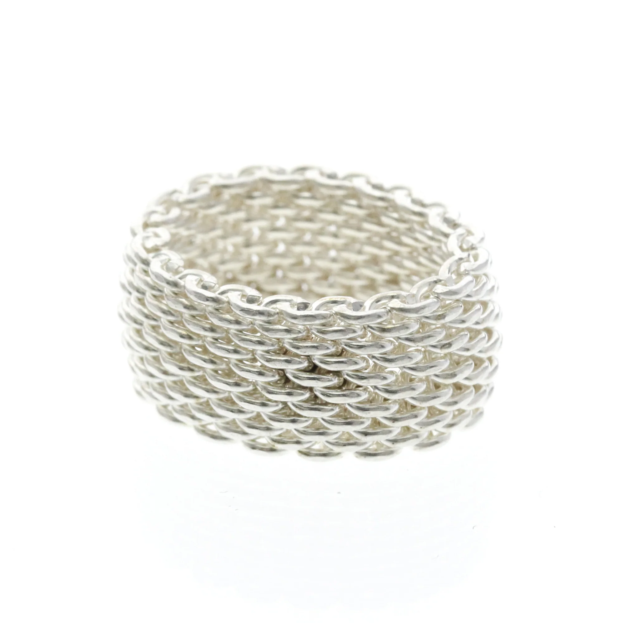 Somerset Mesh Ring Sterling Silver - Image 3