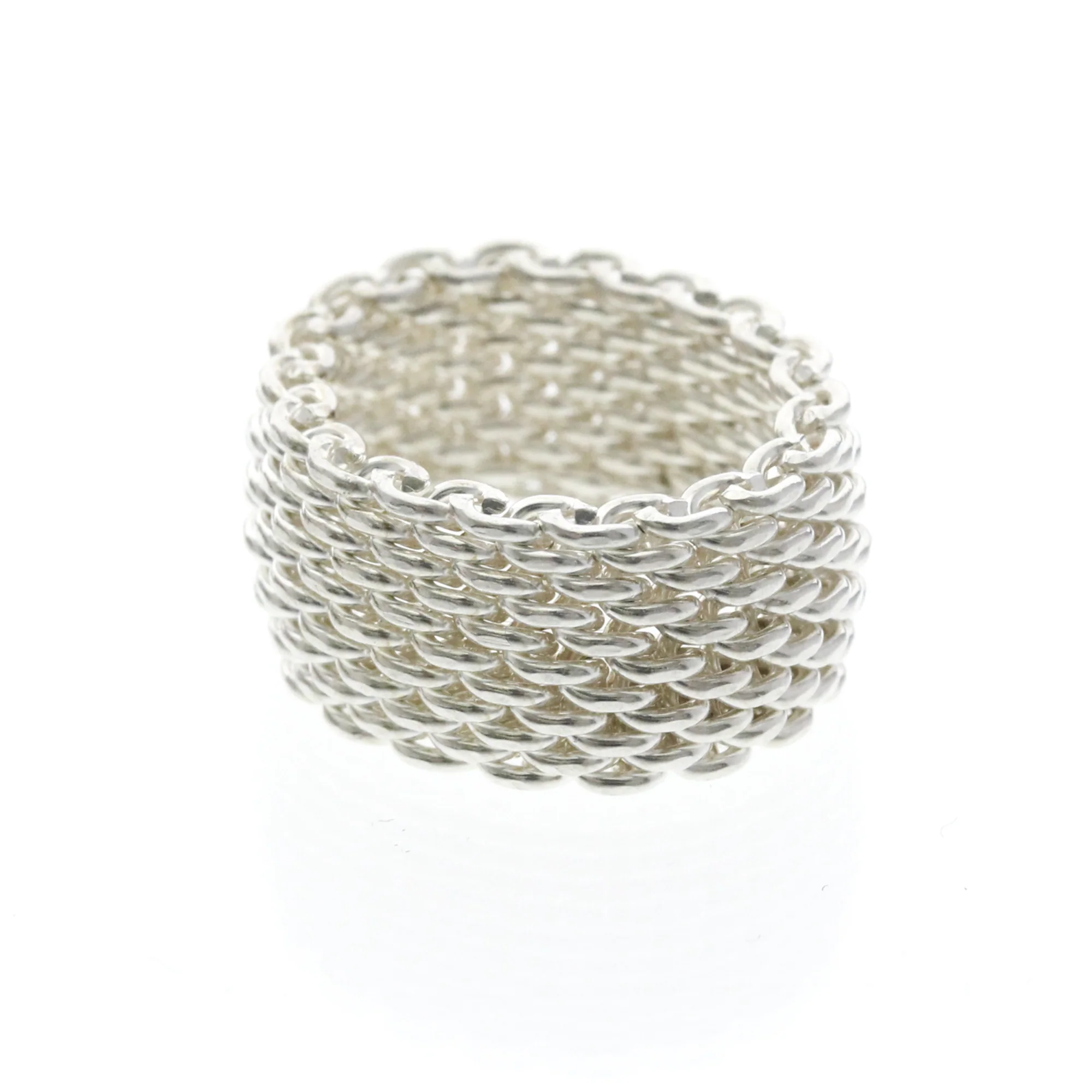 Somerset Mesh Ring Sterling Silver - Image 4